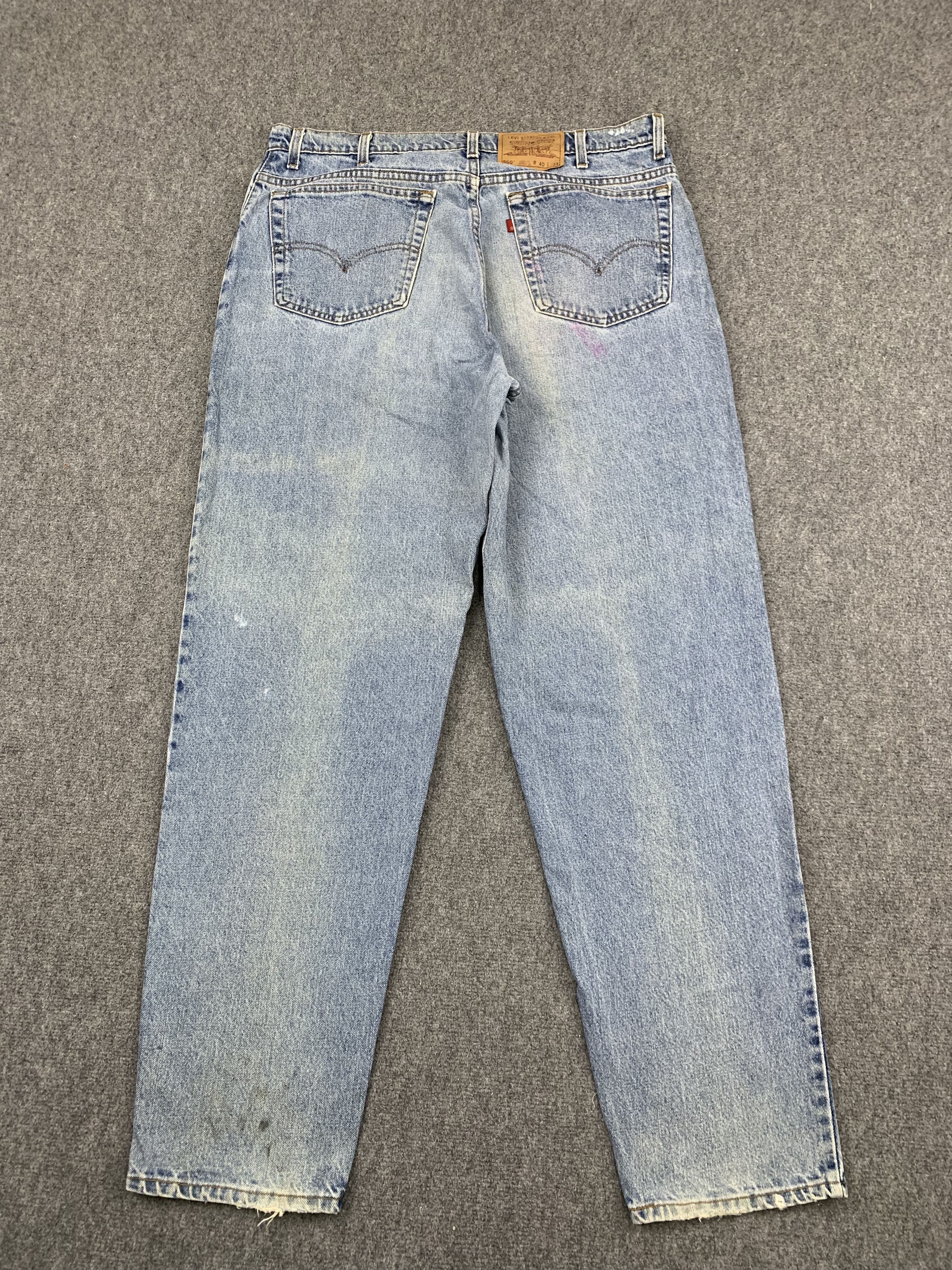 Levi's Vintage 90s Levis 560 Light Wash Jeans DP1752 Size US 39 - 3 Thumbnail