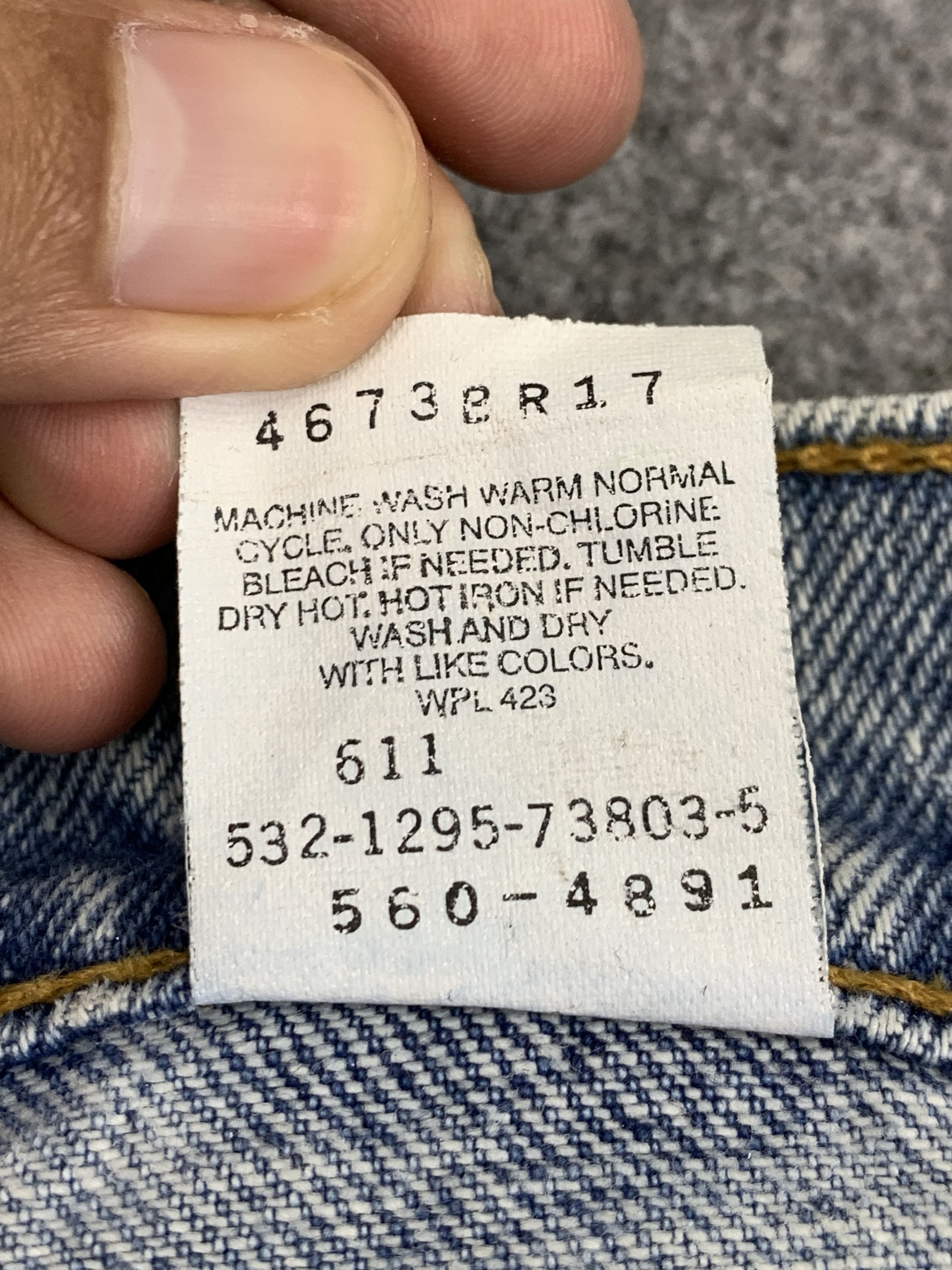 Levi's Vintage 90s Levis 560 Light Wash Jeans DP1752 Size US 39 - 7 Thumbnail