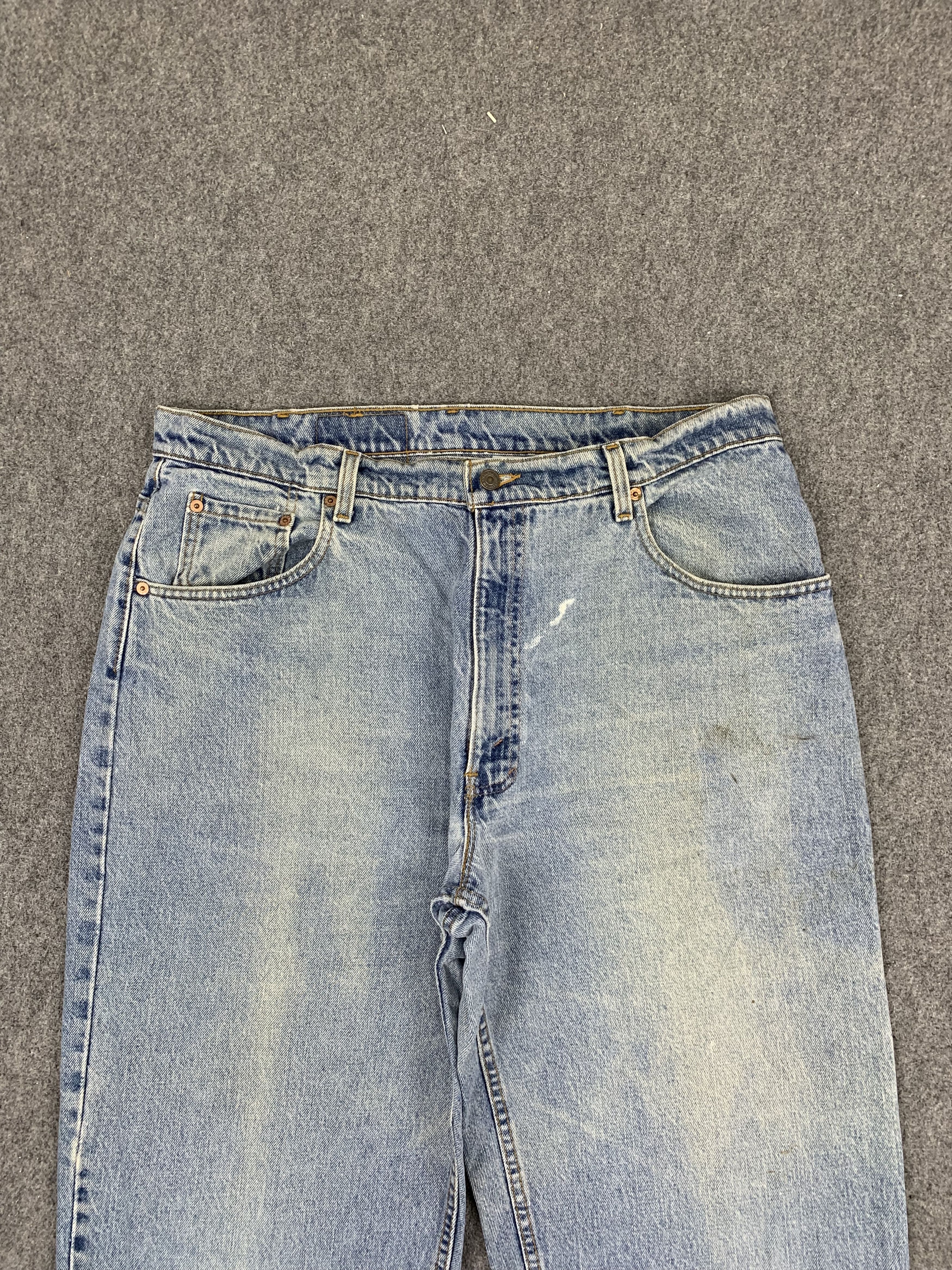 Levi's Vintage 90s Levis 560 Light Wash Jeans DP1752 Size US 39 - 2 Thumbnail