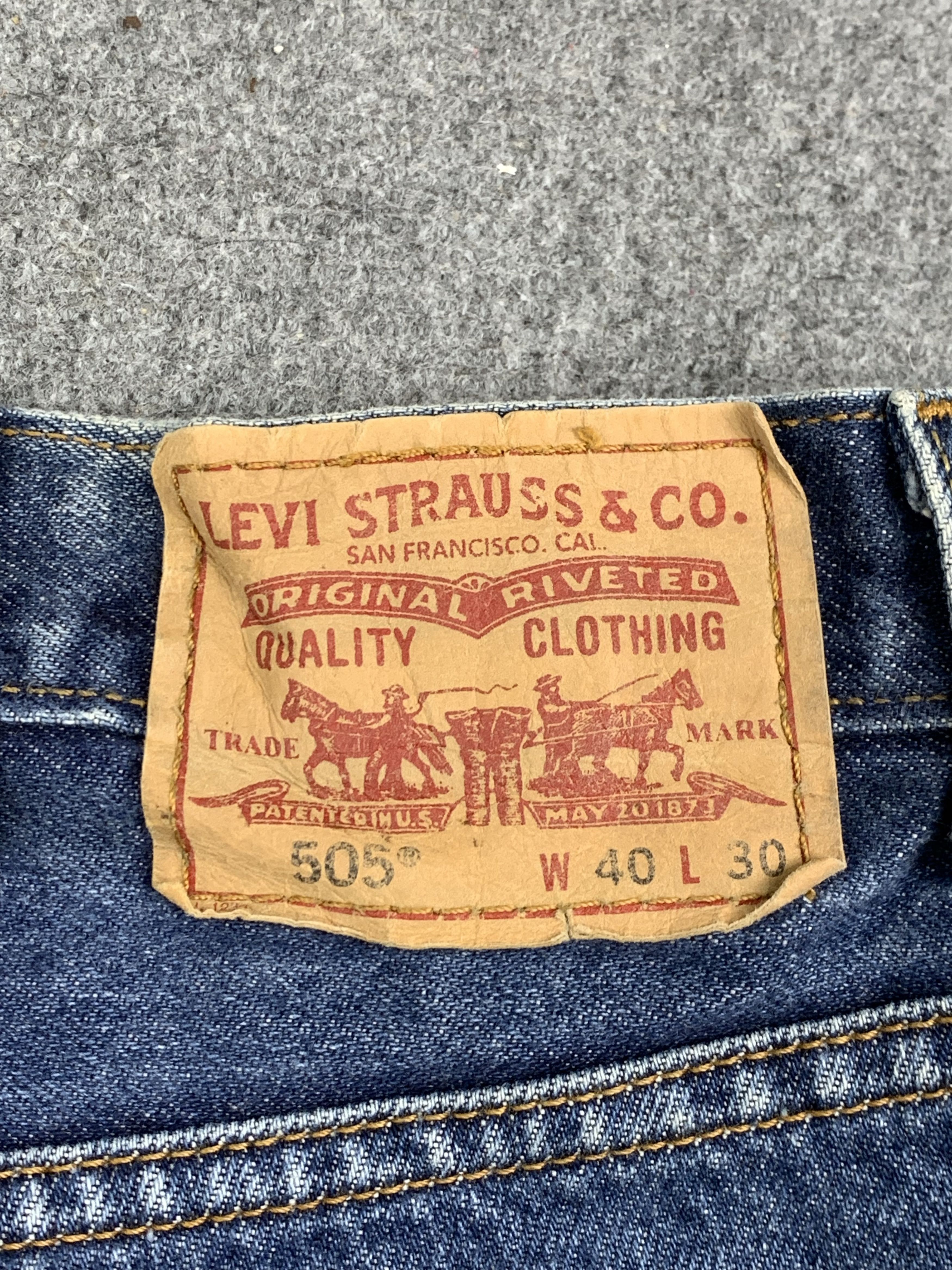 Levi's Blue Denim Vintage Levis 505 Jeans DP1750 Size US 42 / EU 58 - 5 Thumbnail