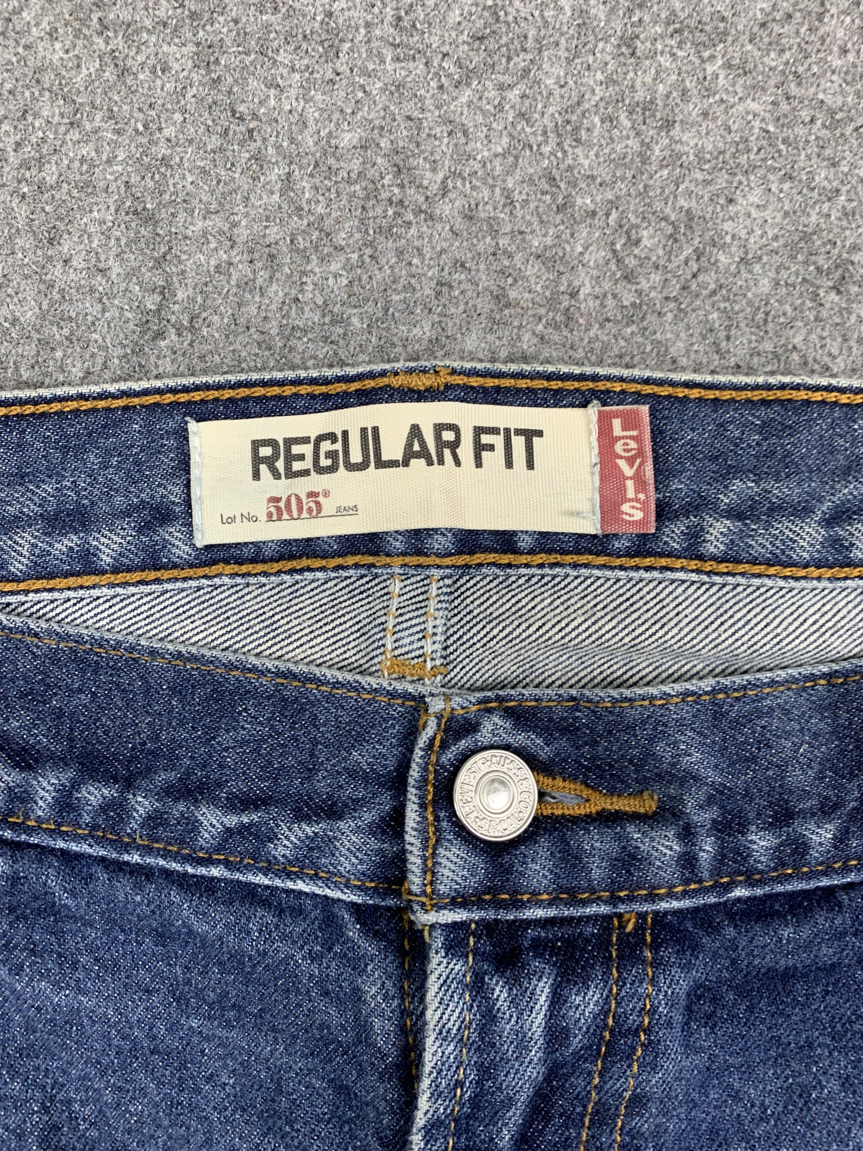 Levi's Blue Denim Vintage Levis 505 Jeans DP1750 Size US 42 / EU 58 - 9 Thumbnail