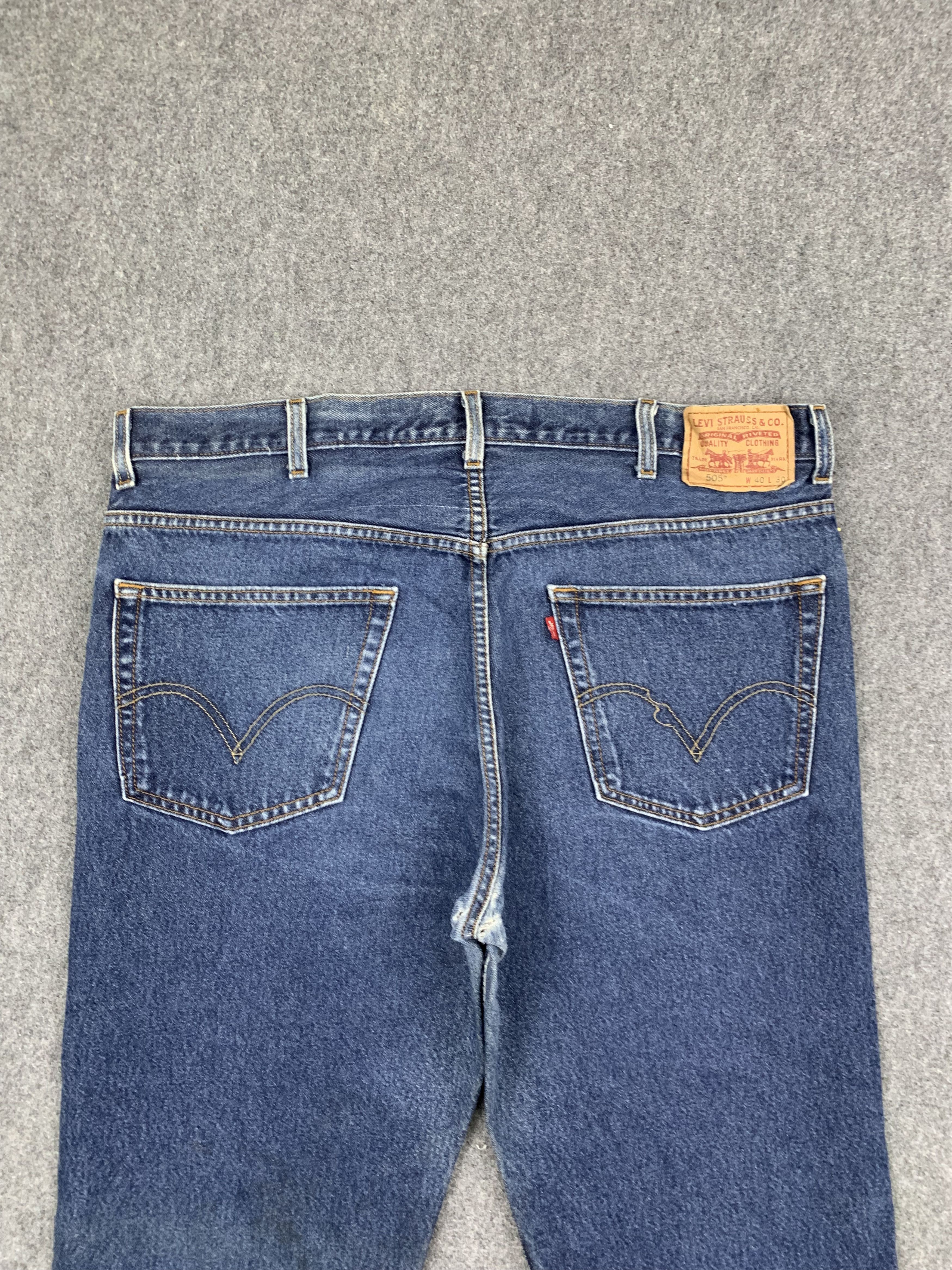 Levi's Blue Denim Vintage Levis 505 Jeans DP1750 Size US 42 / EU 58 - 4 Thumbnail