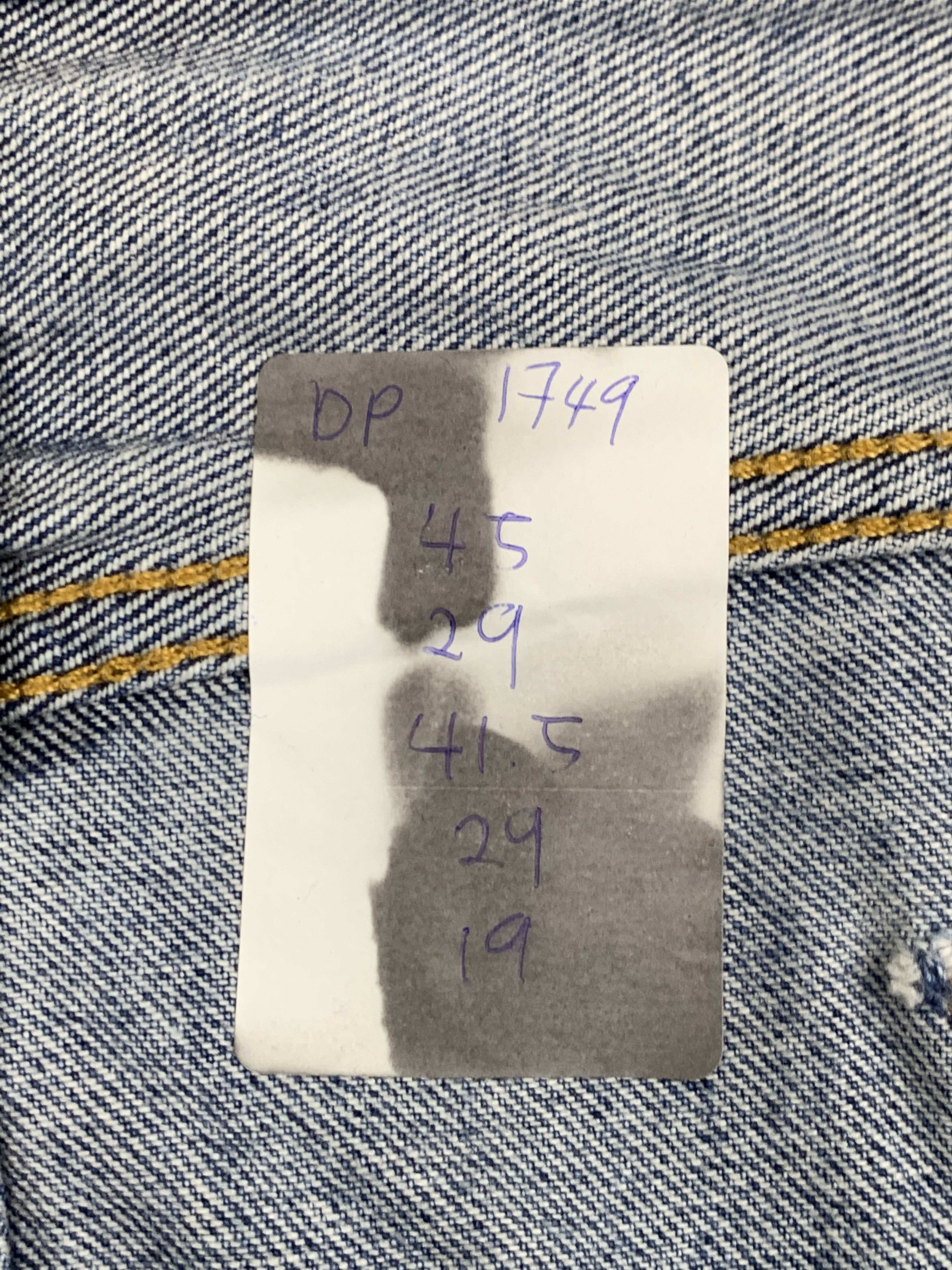 Levi's Vintage Levis 505 Blue Denim Jeans DP1749 Size US 44 / EU 60 - 11 Thumbnail