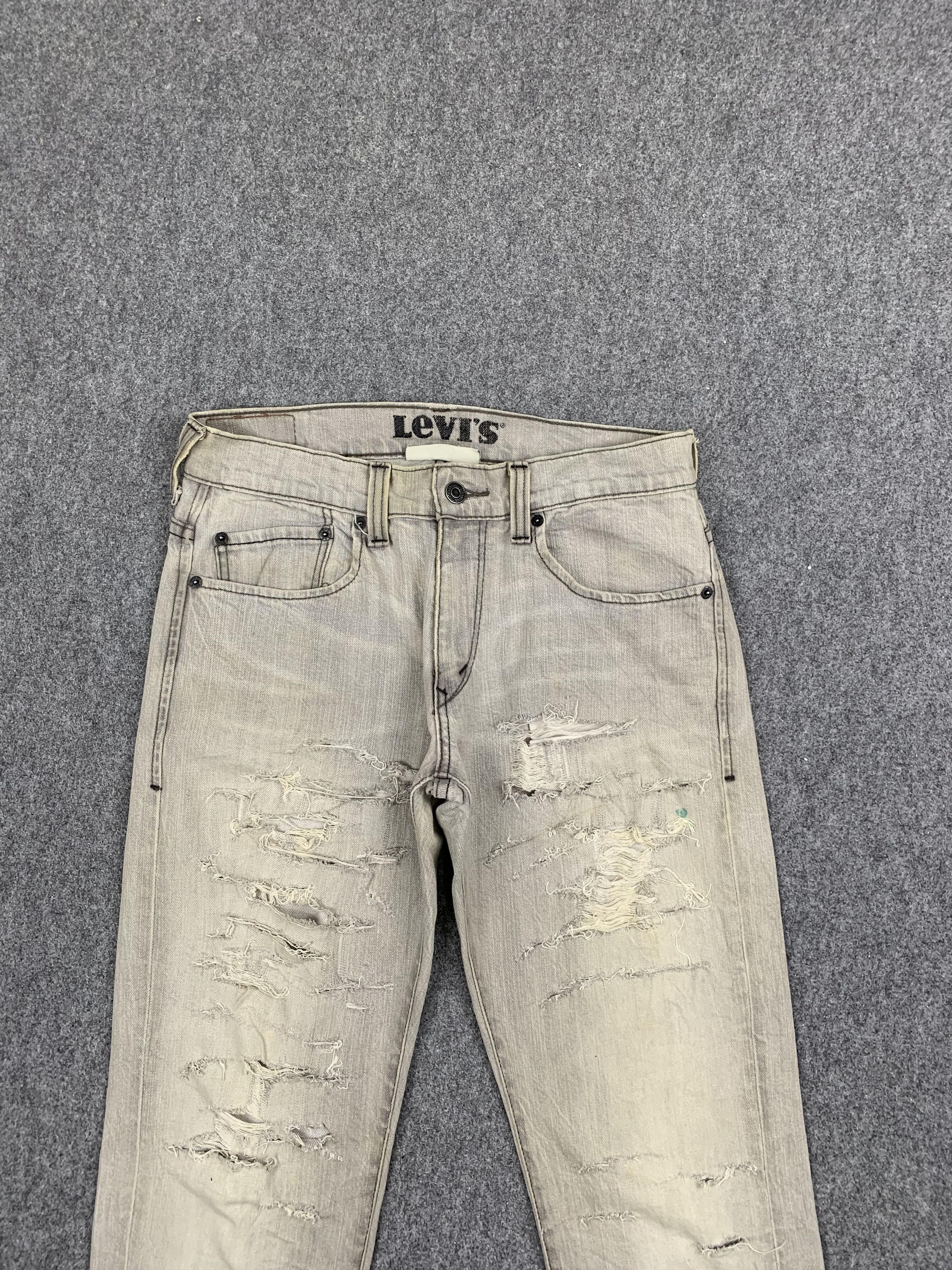 Levi's Faded Black Vintage Levis 511 Skinny Jeans DP1748 Size US 31 - 2 Thumbnail
