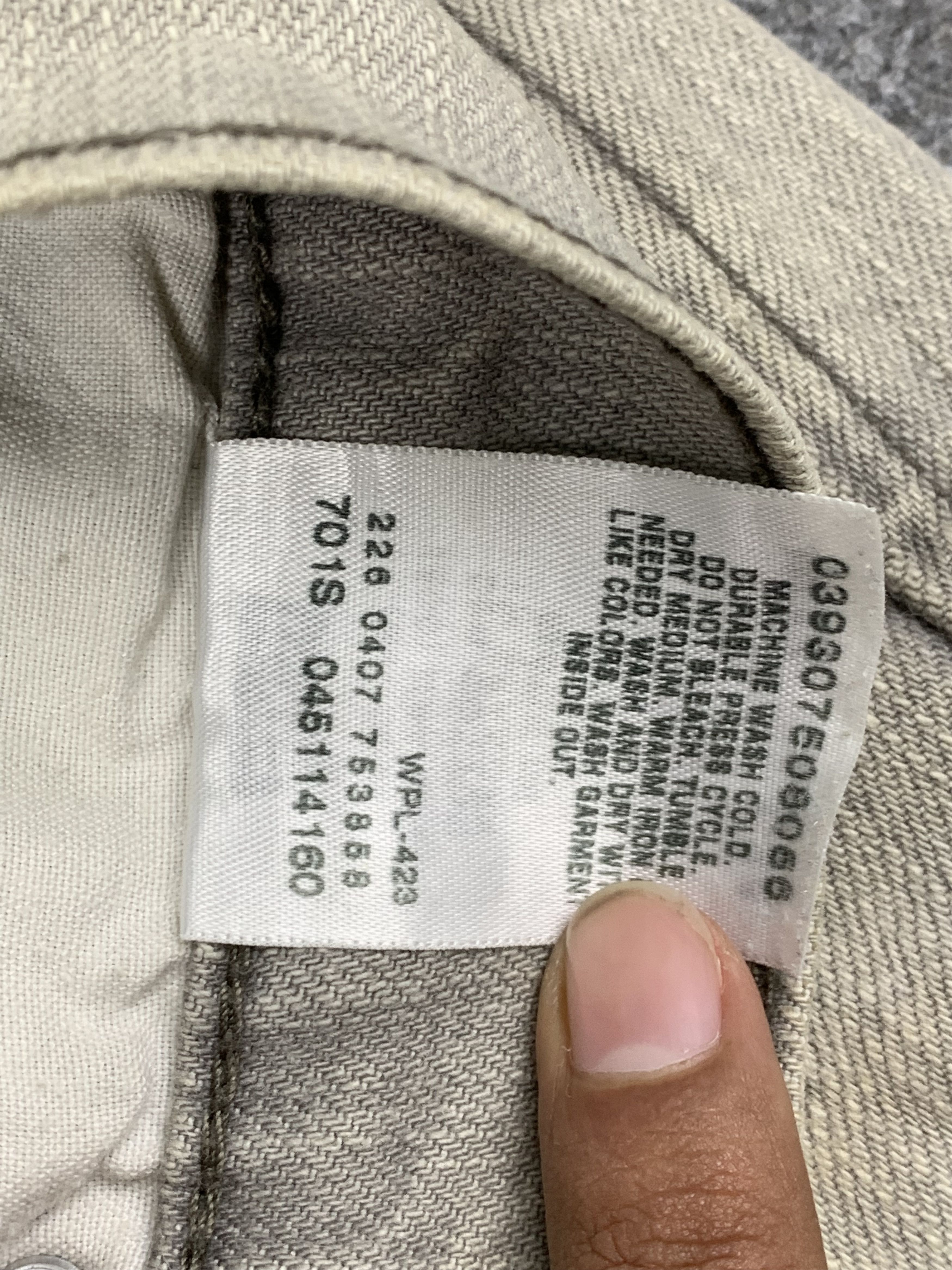 Levi's Faded Black Vintage Levis 511 Skinny Jeans DP1748 Size US 31 - 8 Thumbnail