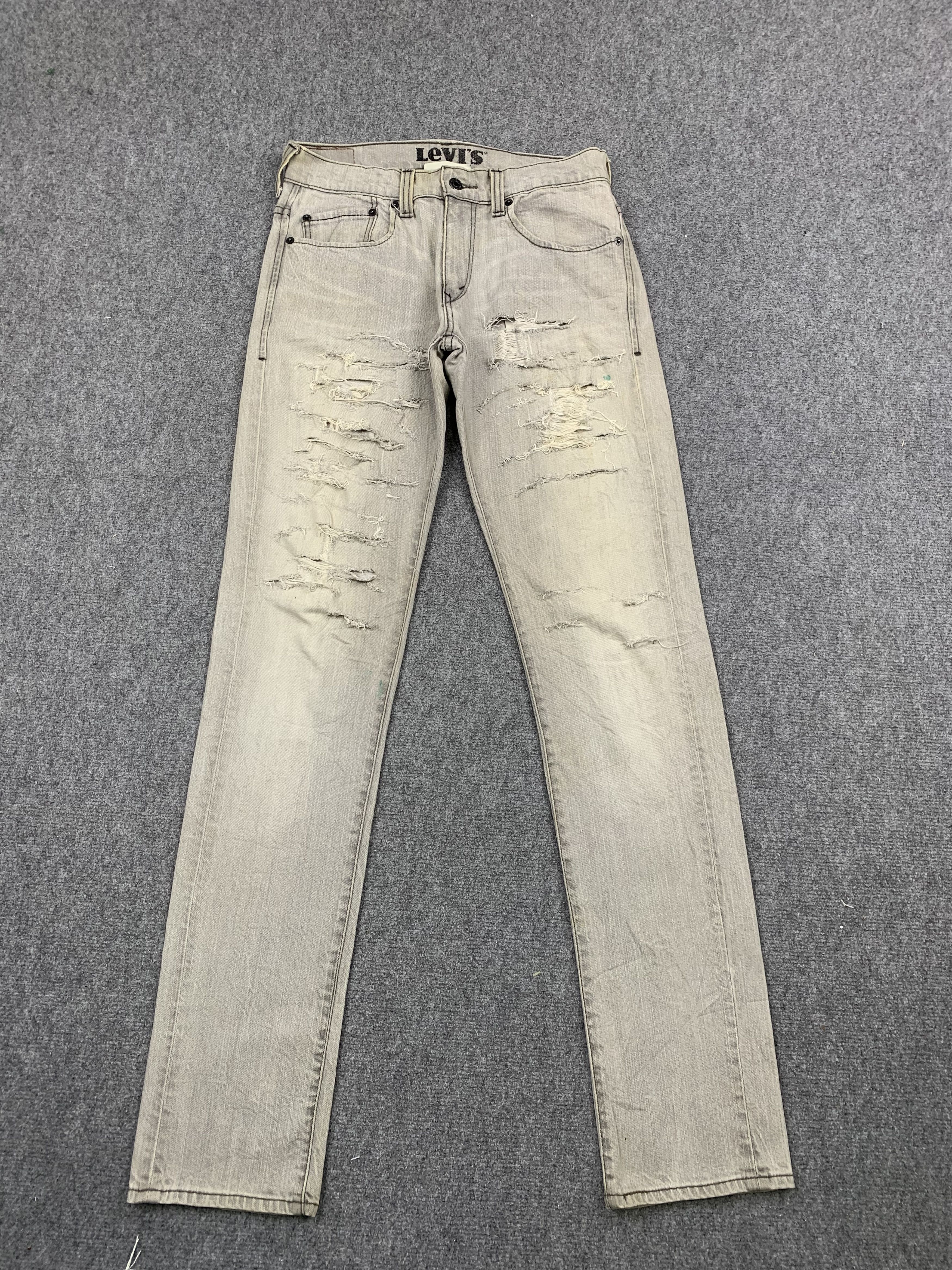 Levi's Faded Black Vintage Levis 511 Skinny Jeans DP1748 Size US 31 - 1 Thumbnail