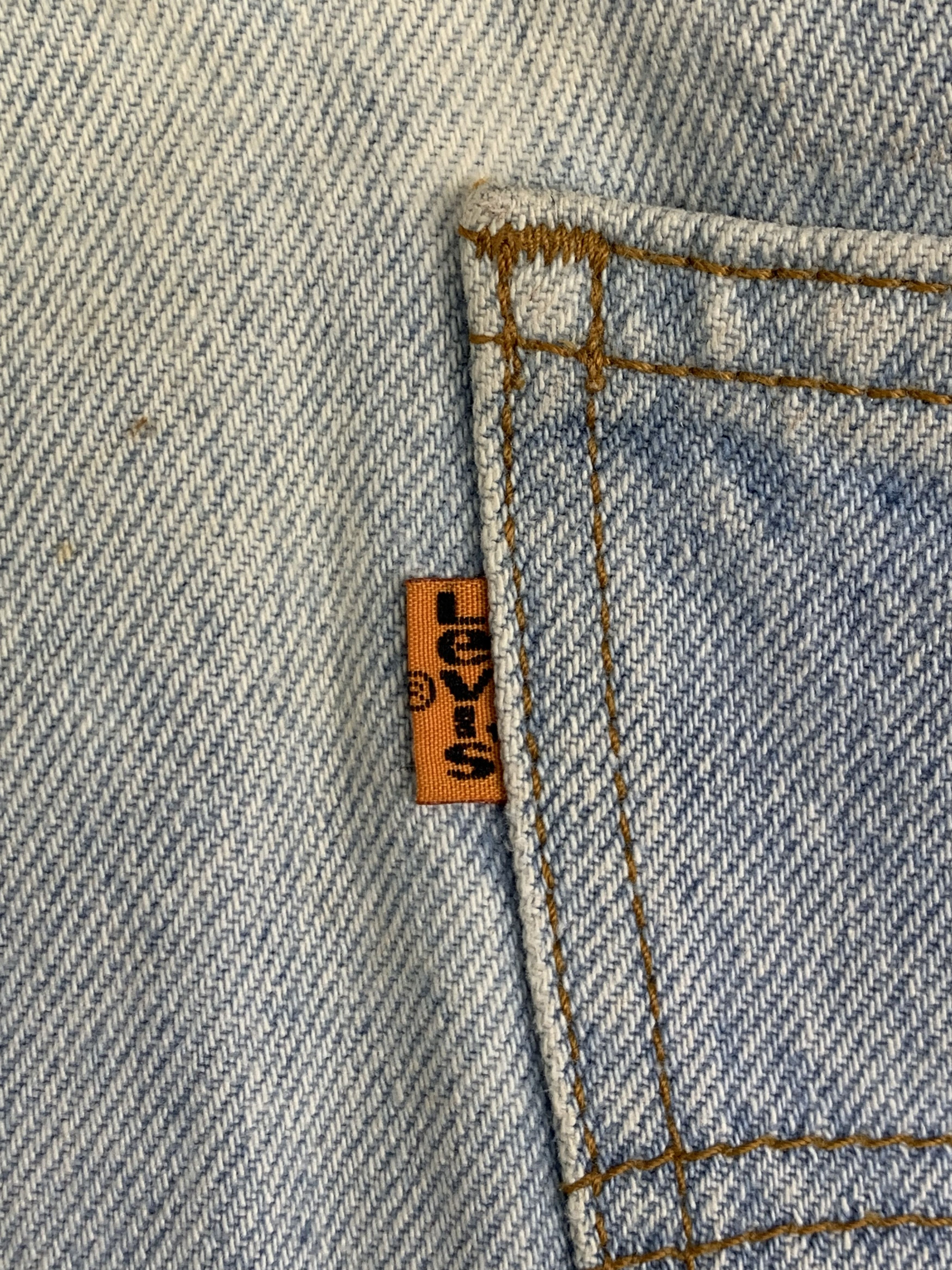 Levi's Vintage 90s Levis 505 Orange Tab Light Wash Jeans DP1747 Size US 40 / EU 56 - 8 Thumbnail