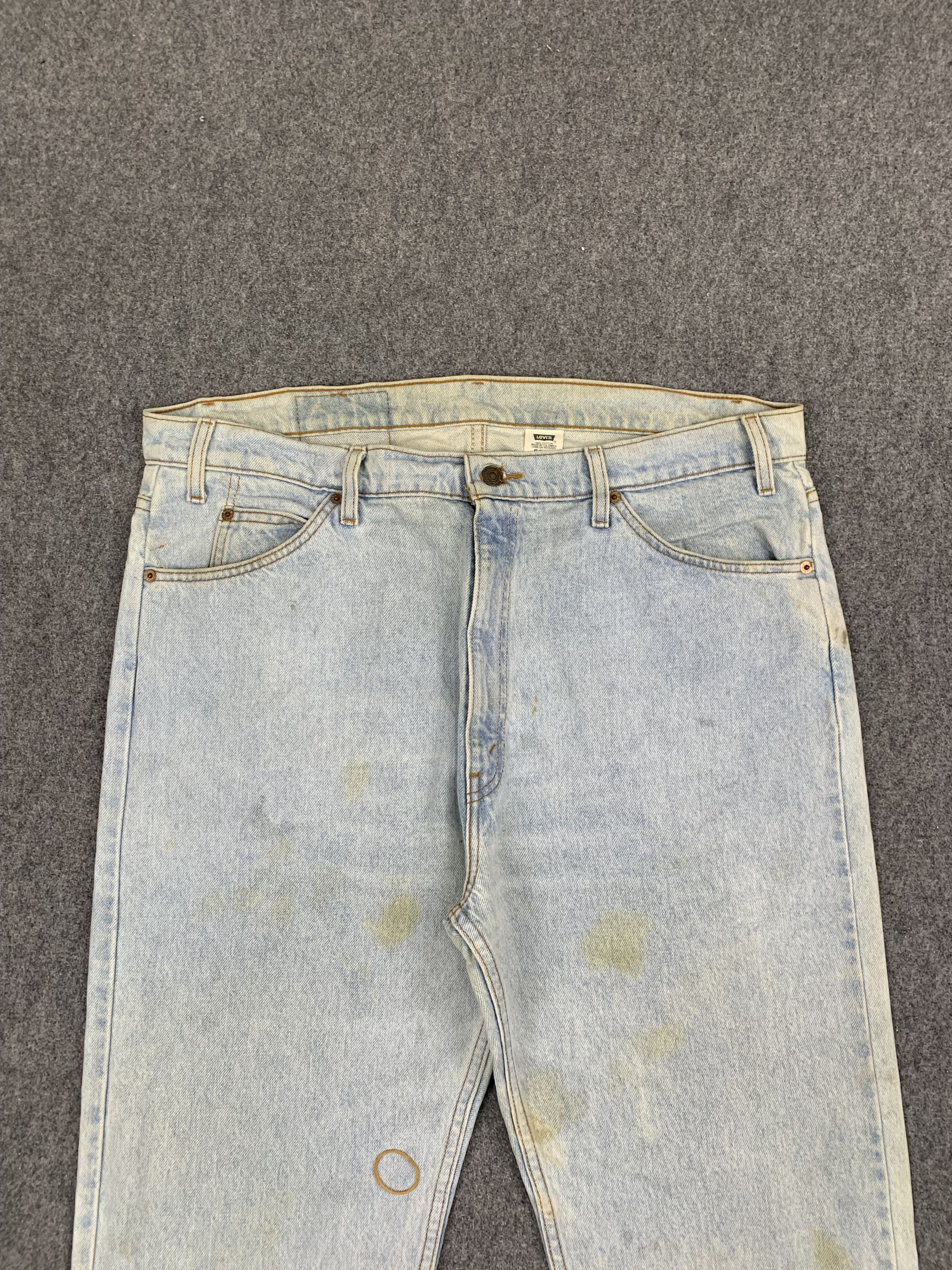 Levi's Vintage 90s Levis 505 Orange Tab Light Wash Jeans DP1747 Size US 40 / EU 56 - 2 Thumbnail