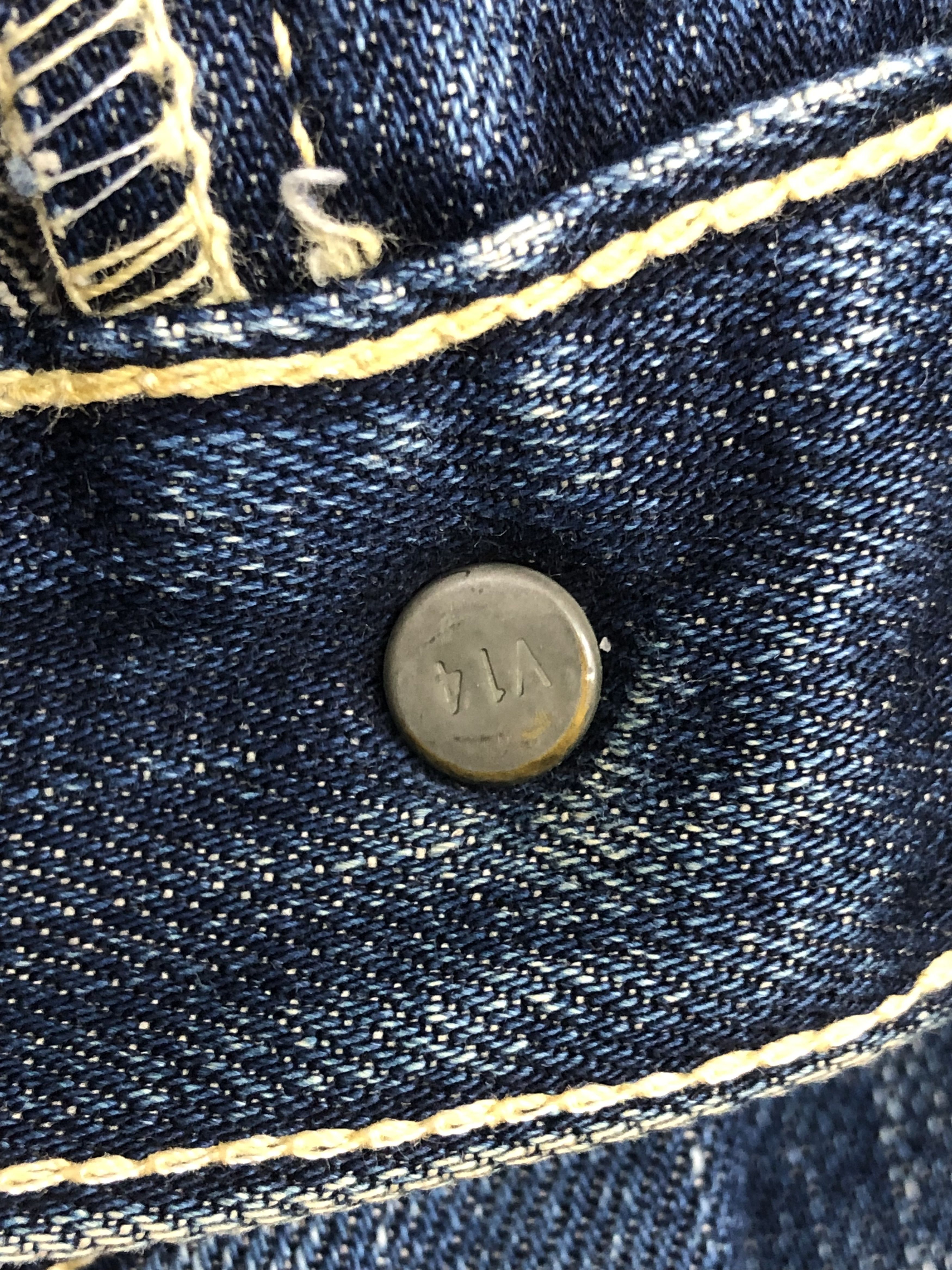Levi's Vintage Levis 502 Faded Blue Jeans DP1677 Size US 37 - 14 Thumbnail