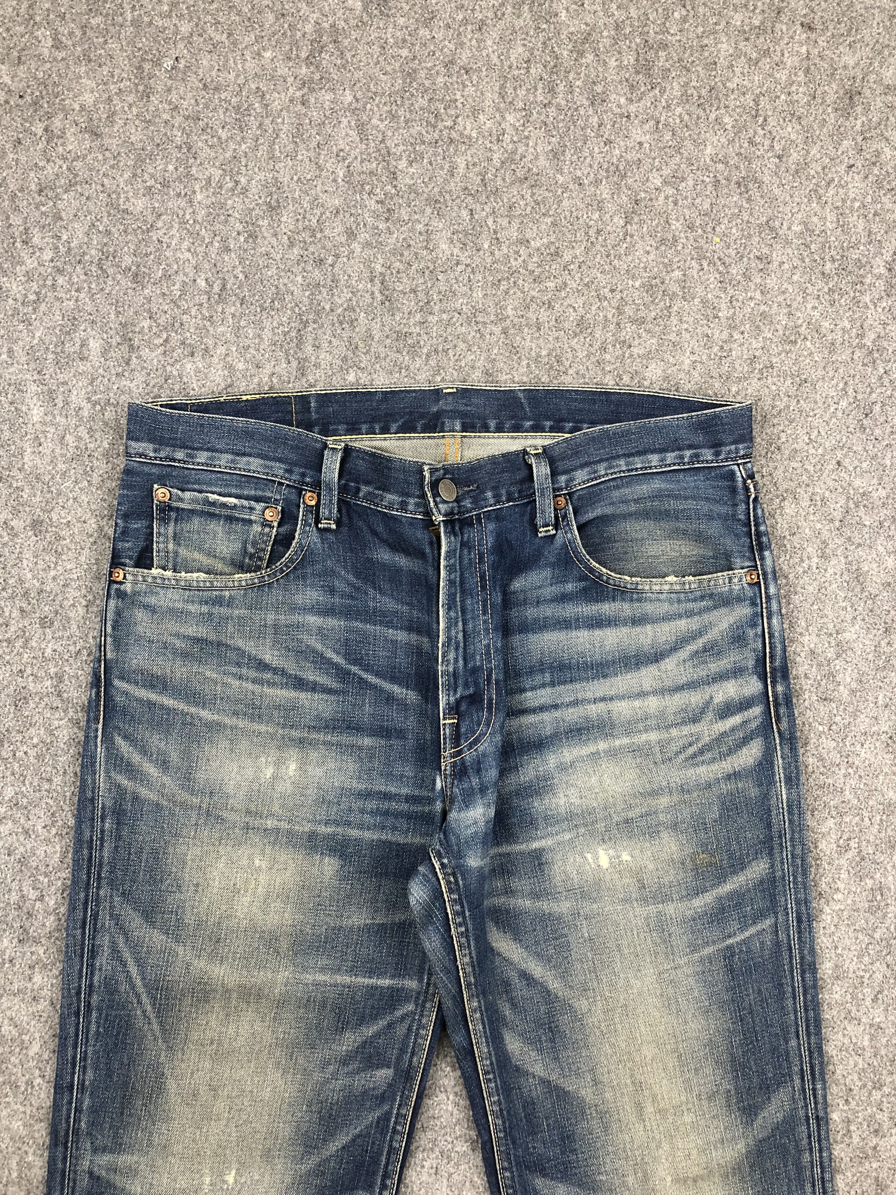 Levi's Vintage Levis 502 Faded Blue Jeans DP1677 Size US 37 - 2 Thumbnail