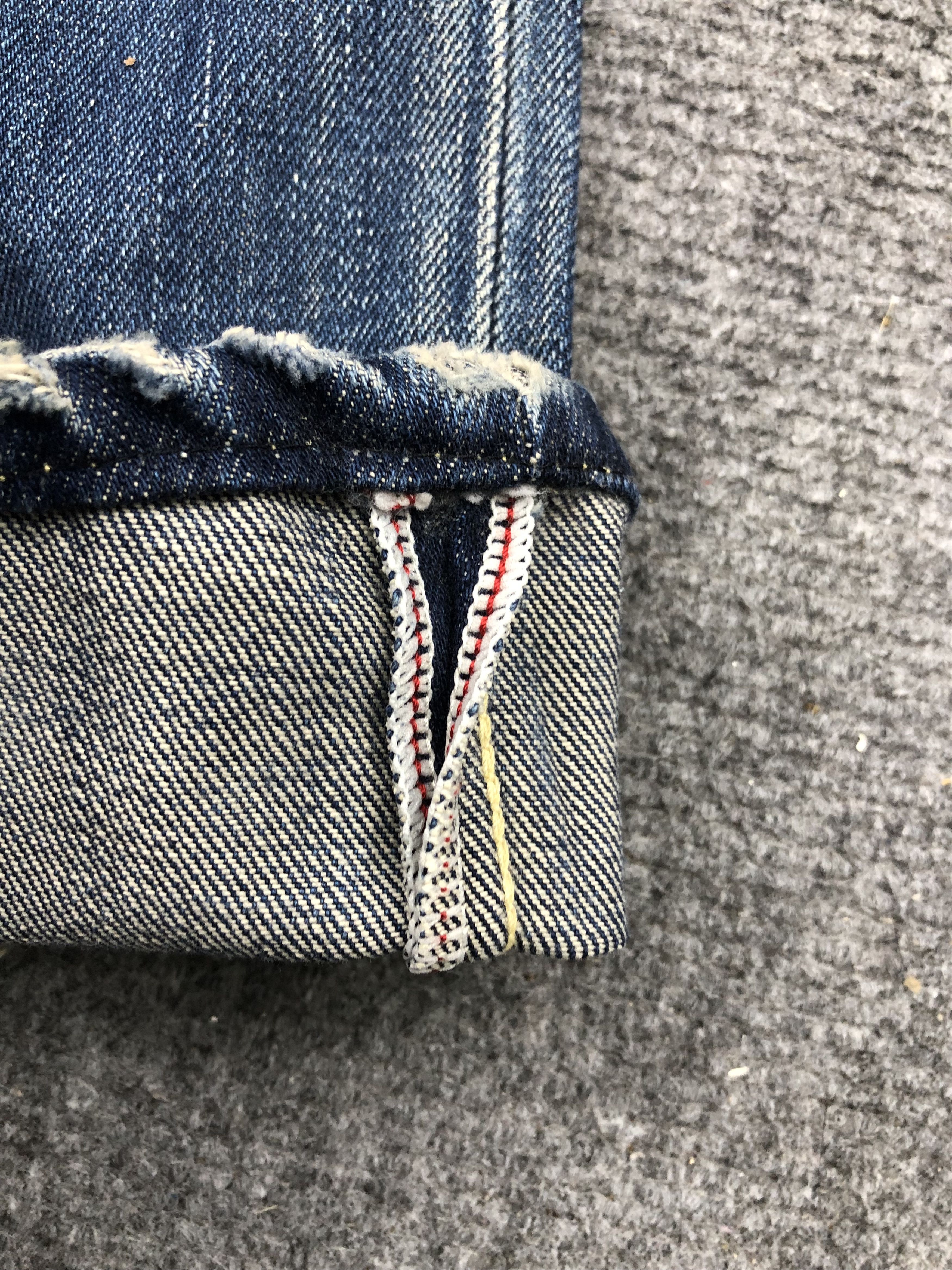 Levi's Vintage Levis 502 Faded Blue Jeans DP1677 Size US 37 - 10 Thumbnail
