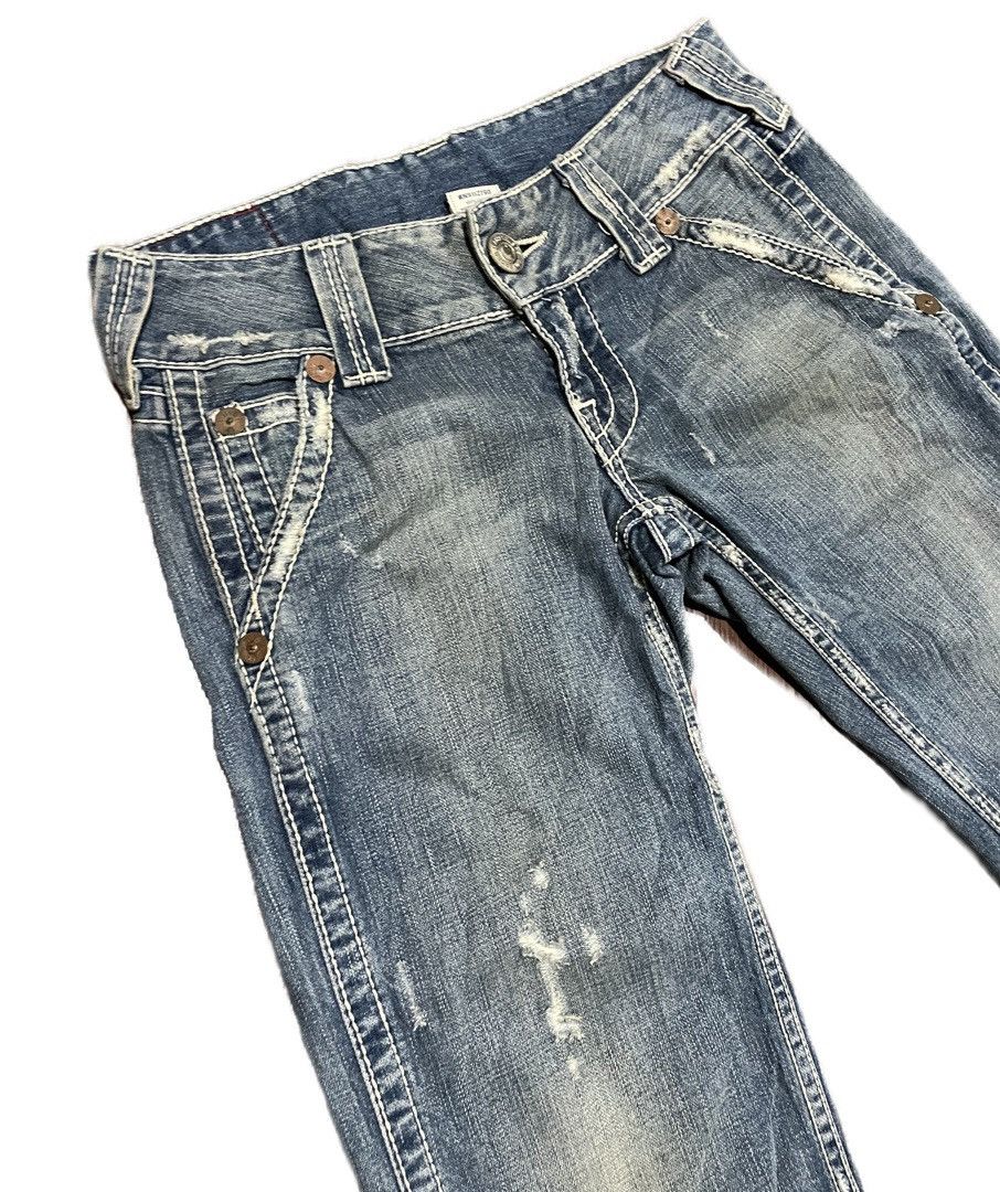 True Religion Vintage True Religion Sammy Big T Lowrise Distressed Style Size US 31 - 7 Thumbnail