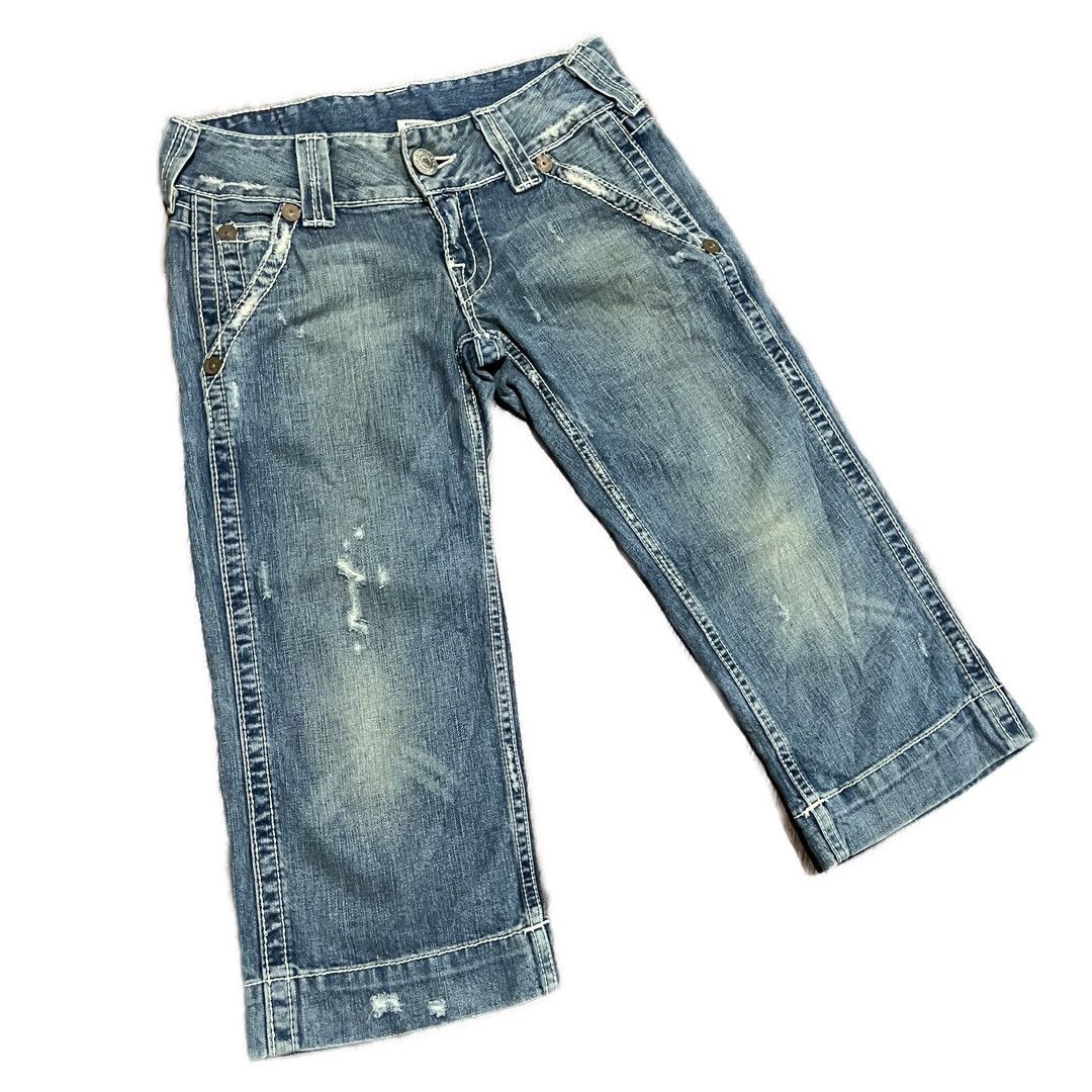 True Religion Vintage True Religion Sammy Big T Lowrise Distressed Style Size US 31 - 6 Thumbnail