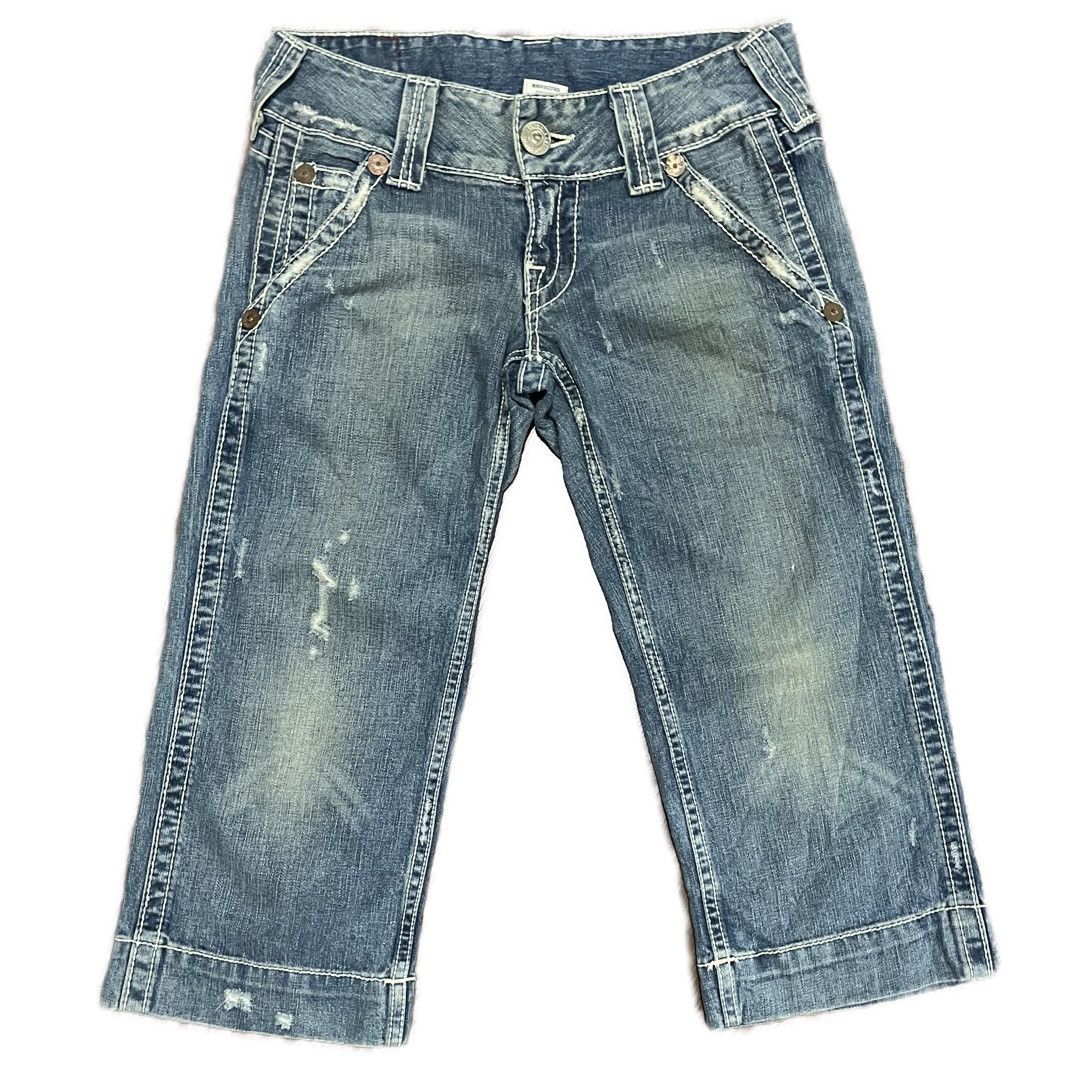 True Religion Vintage True Religion Sammy Big T Lowrise Distressed Style Size US 31 - 4 Thumbnail