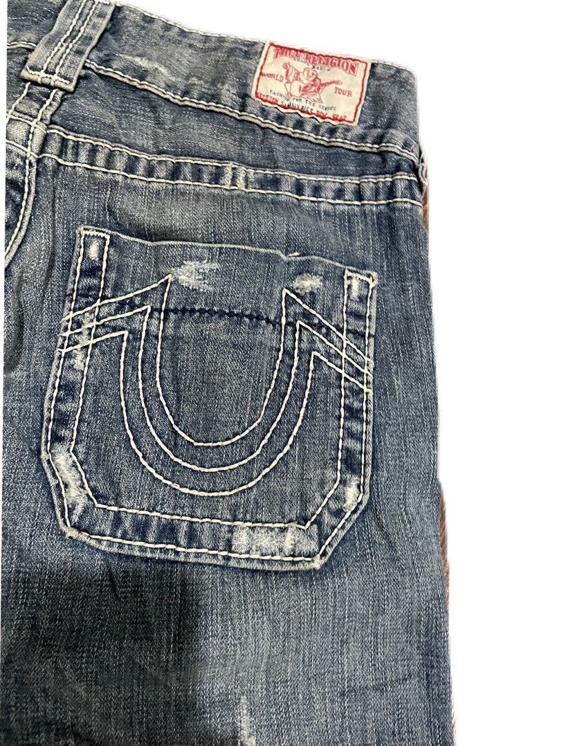 True Religion Vintage True Religion Sammy Big T Lowrise Distressed Style Size US 31 - 10 Thumbnail