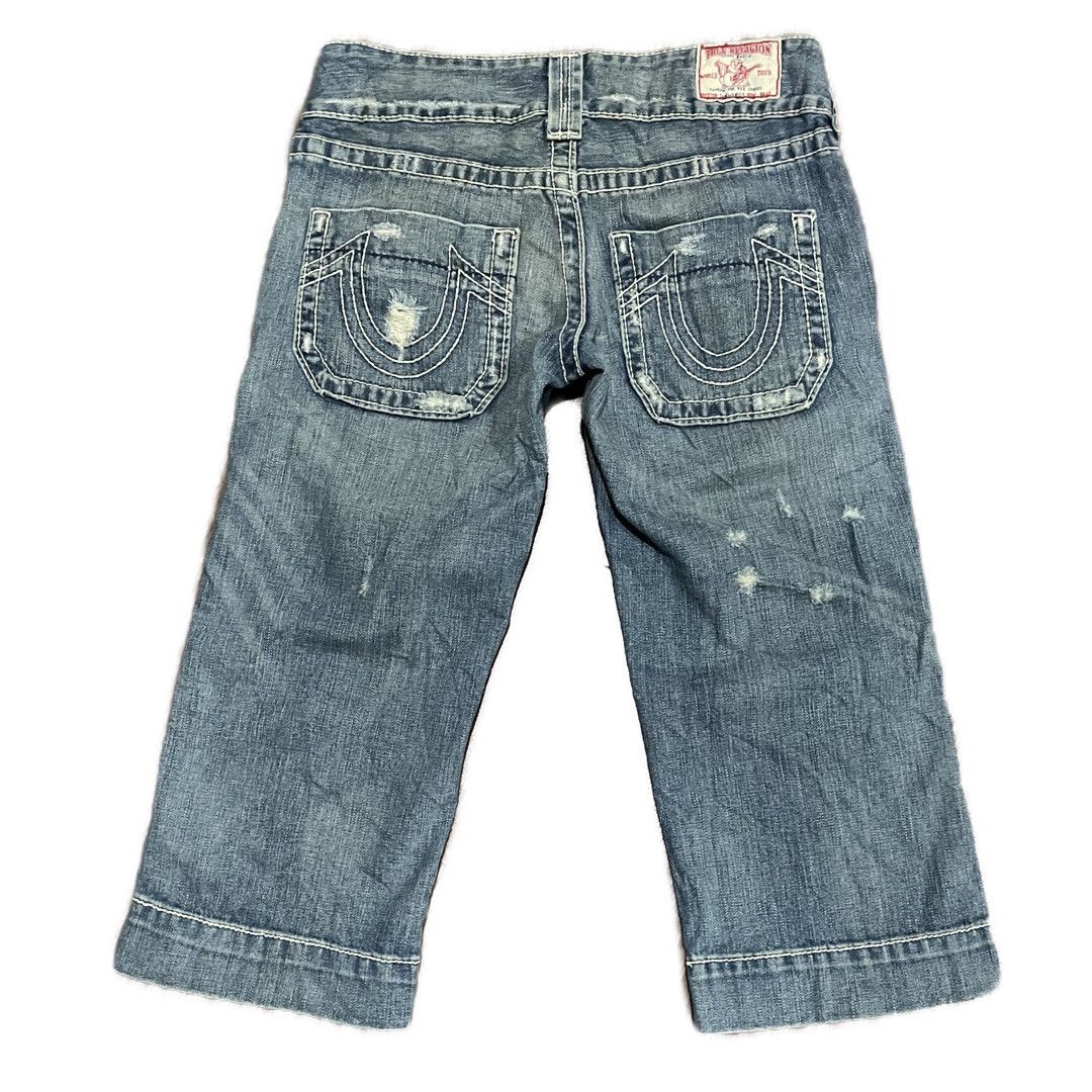 True Religion Vintage True Religion Sammy Big T Lowrise Distressed Style Size US 31 - 1 Thumbnail