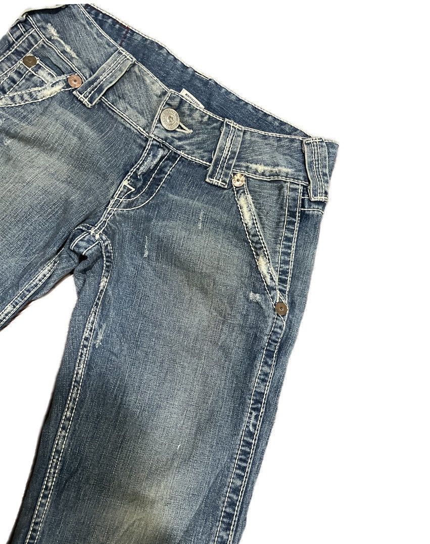 True Religion Vintage True Religion Sammy Big T Lowrise Distressed Style Size US 31 - 8 Thumbnail