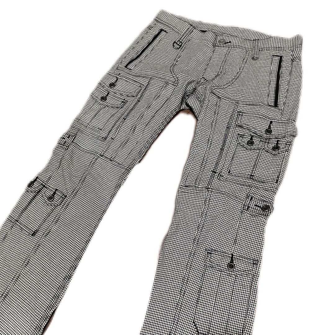 Nicole Miller Vintage Nicole Hidewaya Multicargo Pants 10 Pockets Size US 31 - 5 Thumbnail