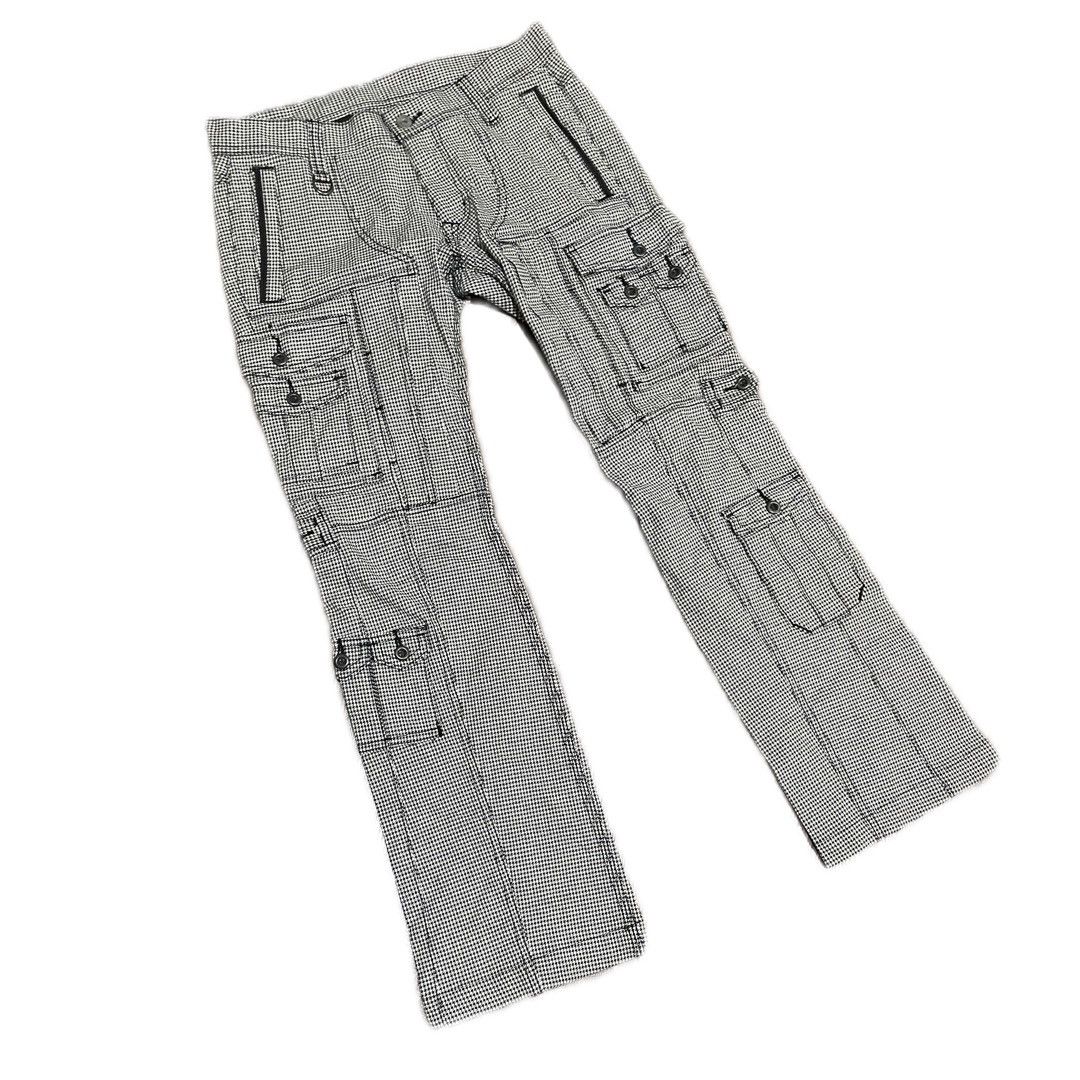 Nicole Miller Vintage Nicole Hidewaya Multicargo Pants 10 Pockets Size US 31 - 3 Thumbnail