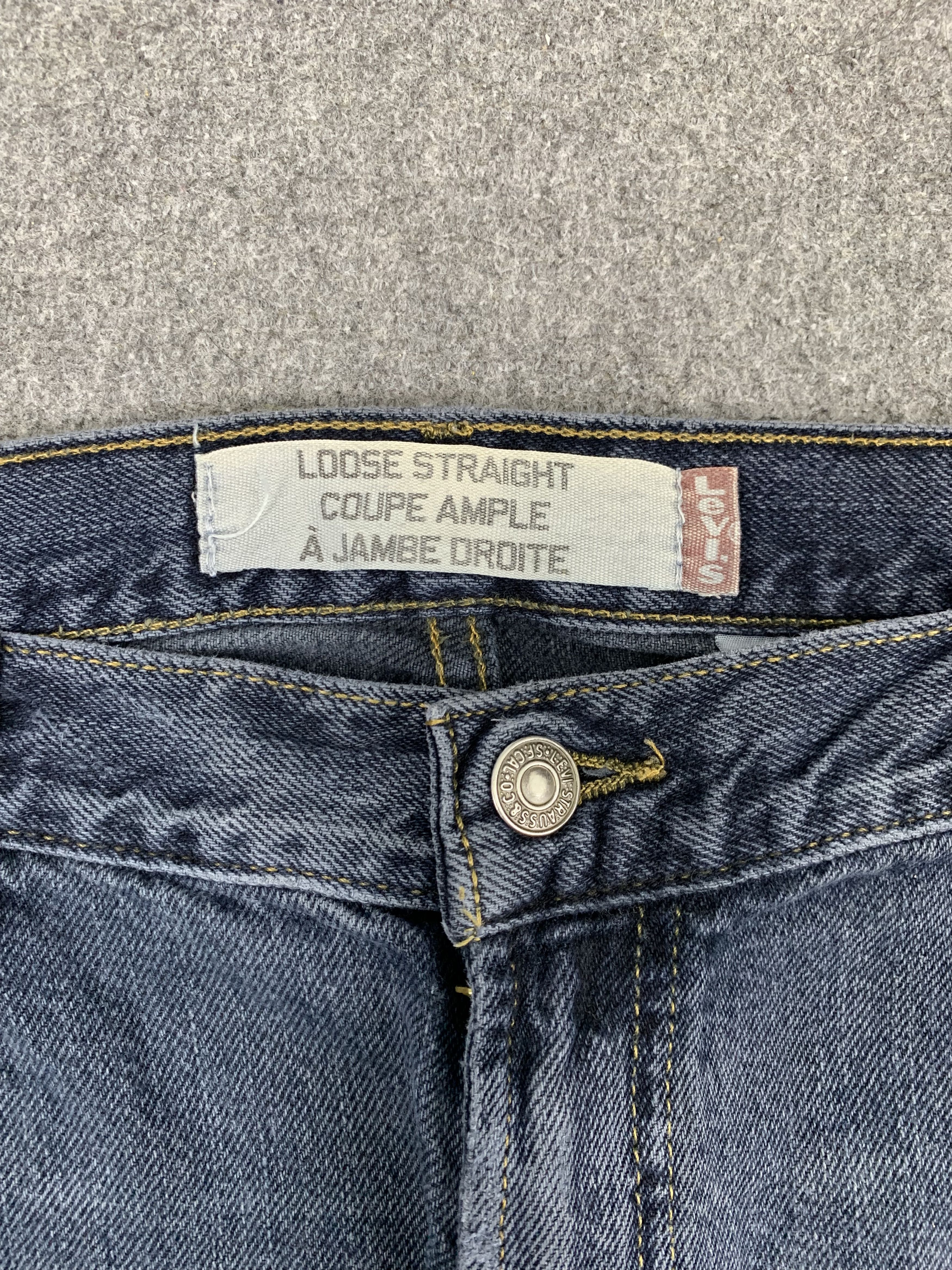 Levi's Vintage Levis 569 Faded Blue Jeans DP1760 Size US 37 - 10 Thumbnail