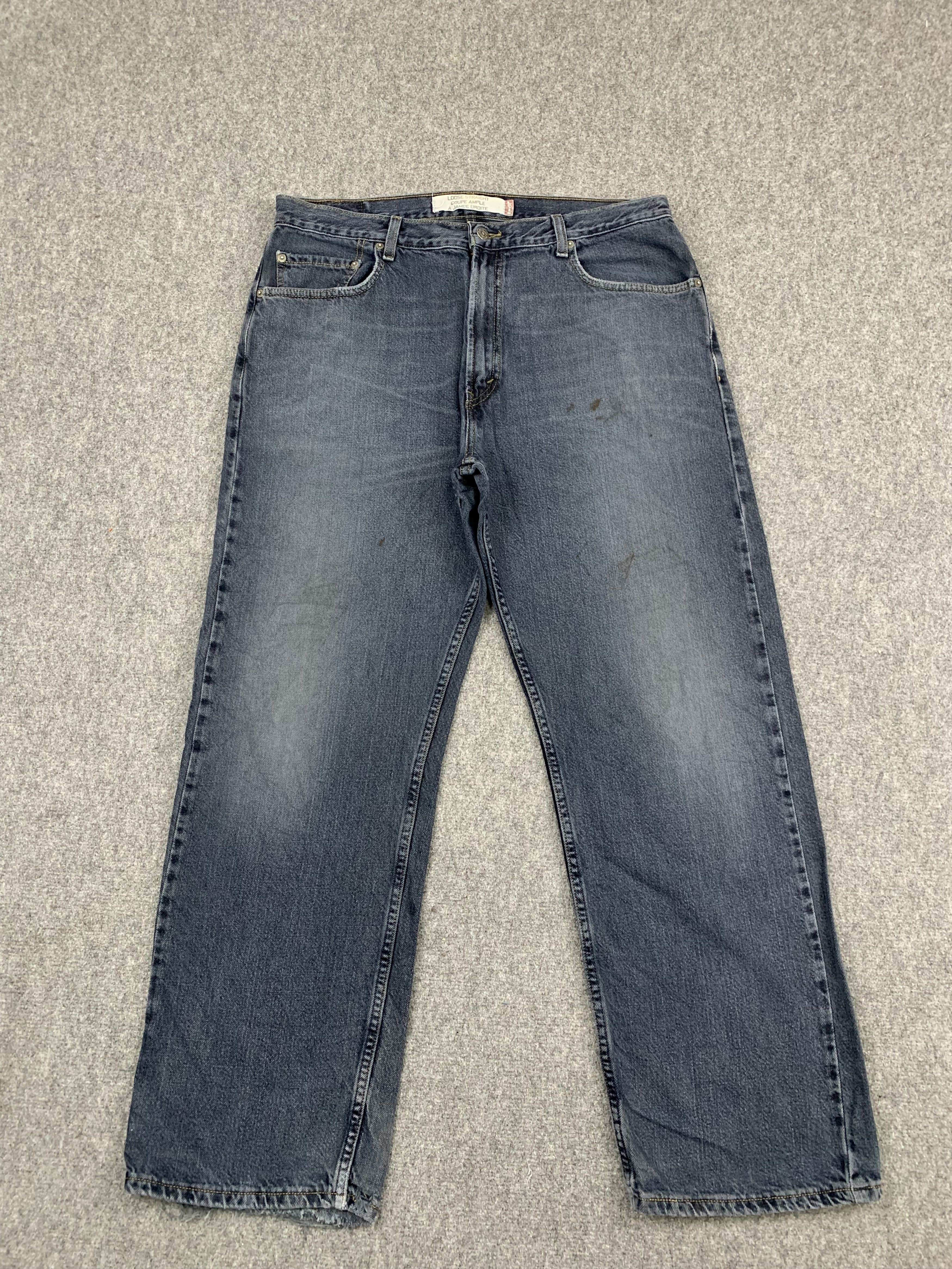 Levi's Vintage Levis 569 Faded Blue Jeans DP1760 Size US 37 - 1 Thumbnail