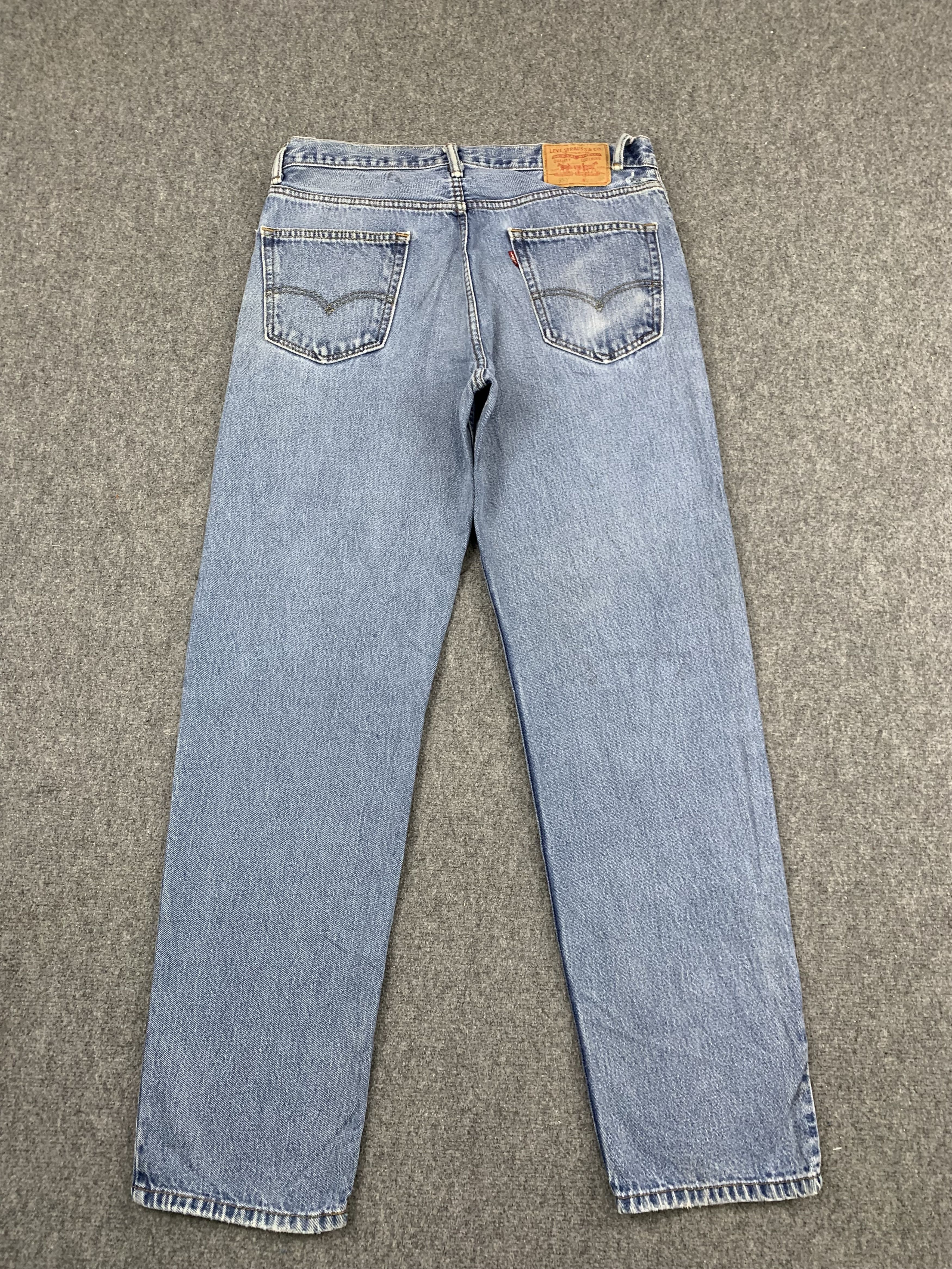 Levi's Vintage Levis 550 Light Wash Jeans DP1758 Size US 36 / EU 52 - 3 Thumbnail