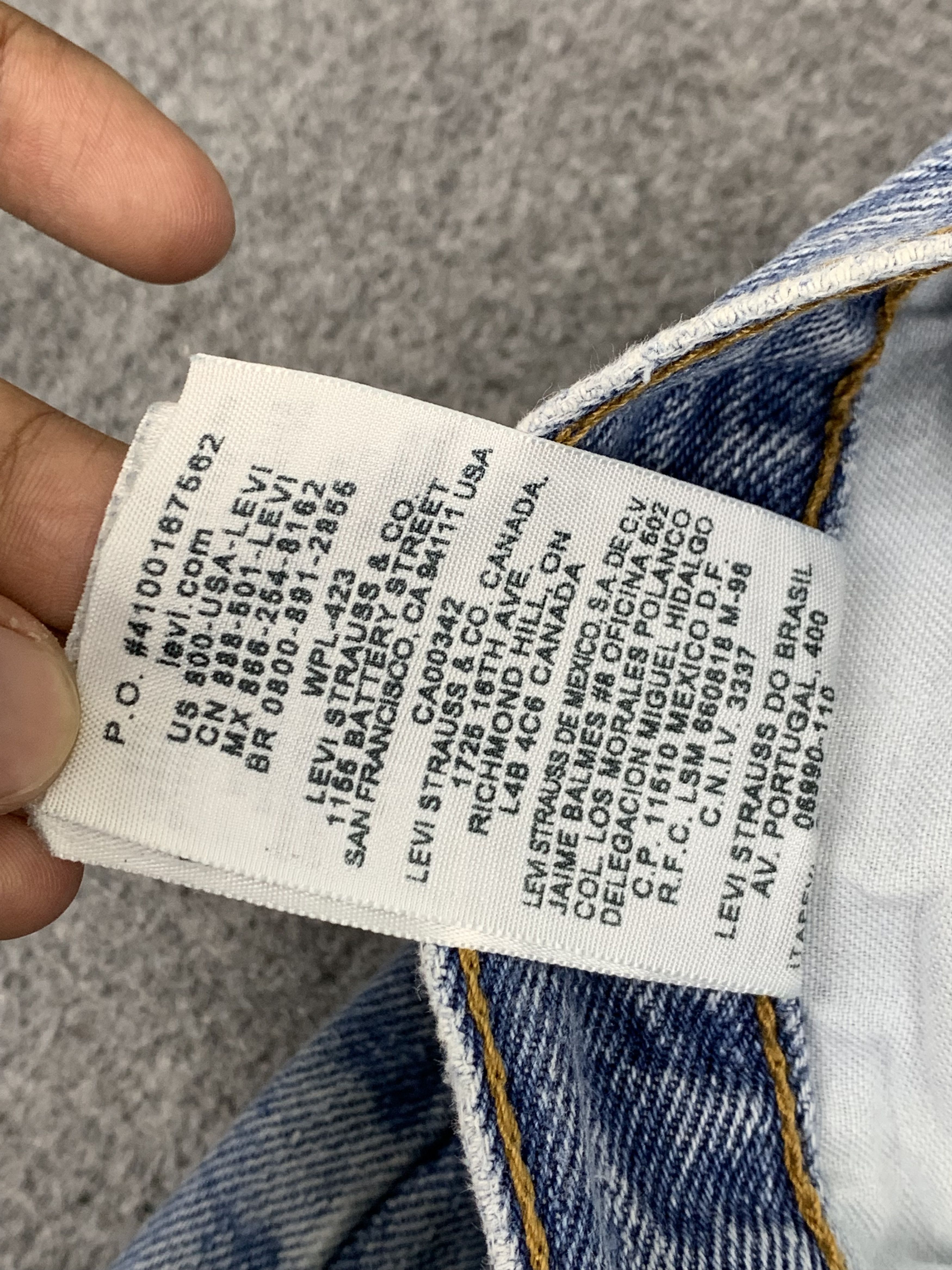 Levi's Vintage Levis 550 Light Wash Jeans DP1758 Size US 36 / EU 52 - 15 Thumbnail