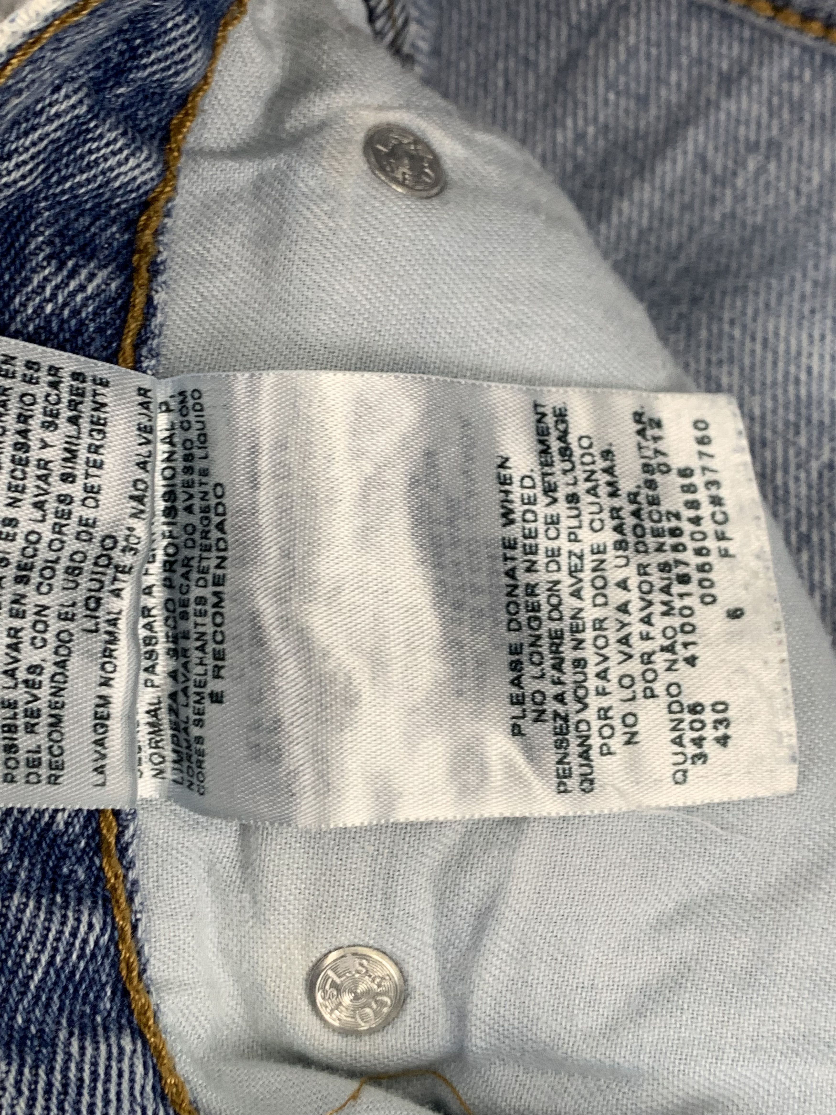 Levi's Vintage Levis 550 Light Wash Jeans DP1758 Size US 36 / EU 52 - 13 Thumbnail