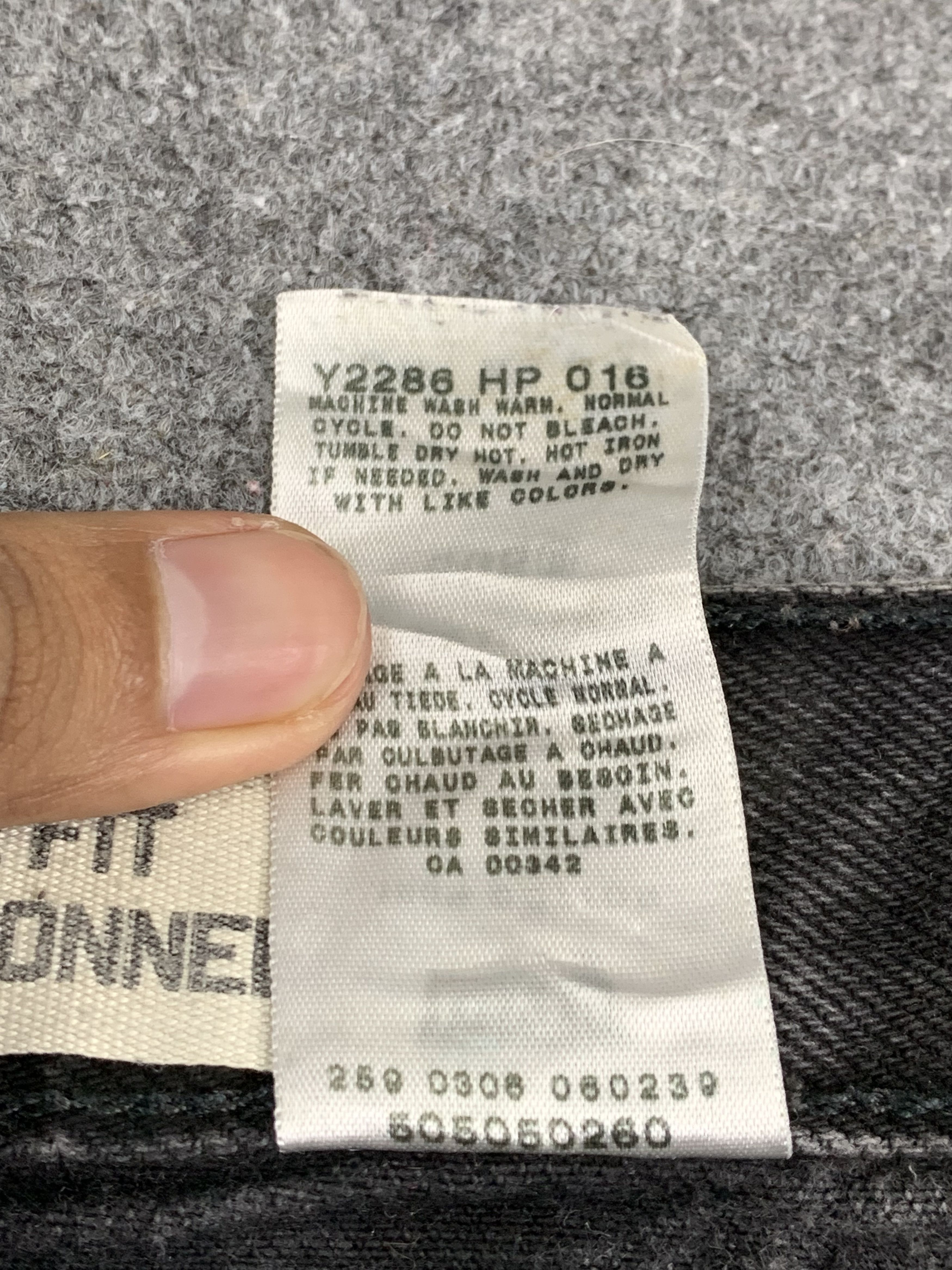 Levi's Faded Black Vintage Levis 505 Jeans DP1757 Size US 38 / EU 54 - 7 Thumbnail