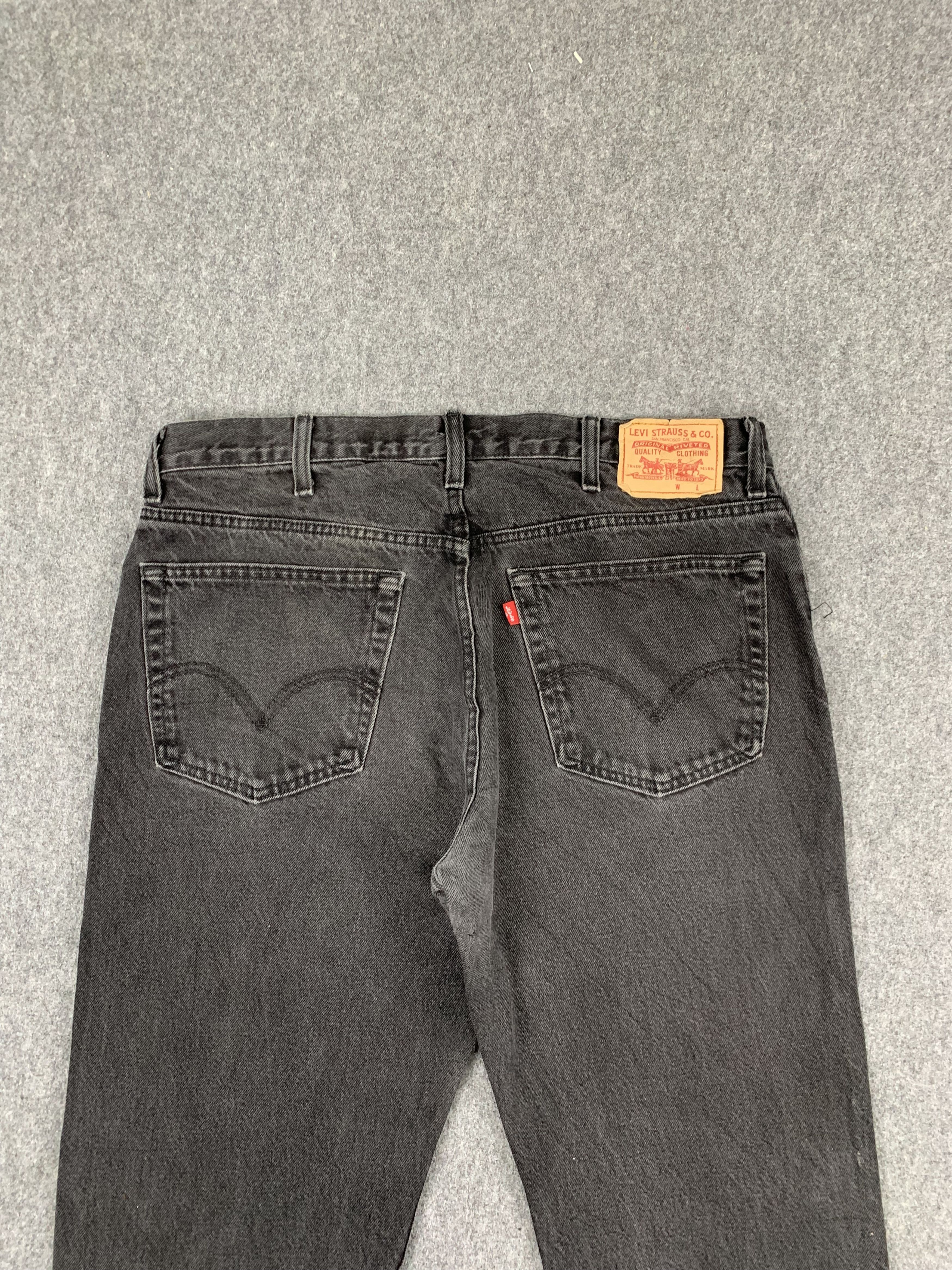 Levi's Faded Black Vintage Levis 505 Jeans DP1757 Size US 38 / EU 54 - 4 Thumbnail