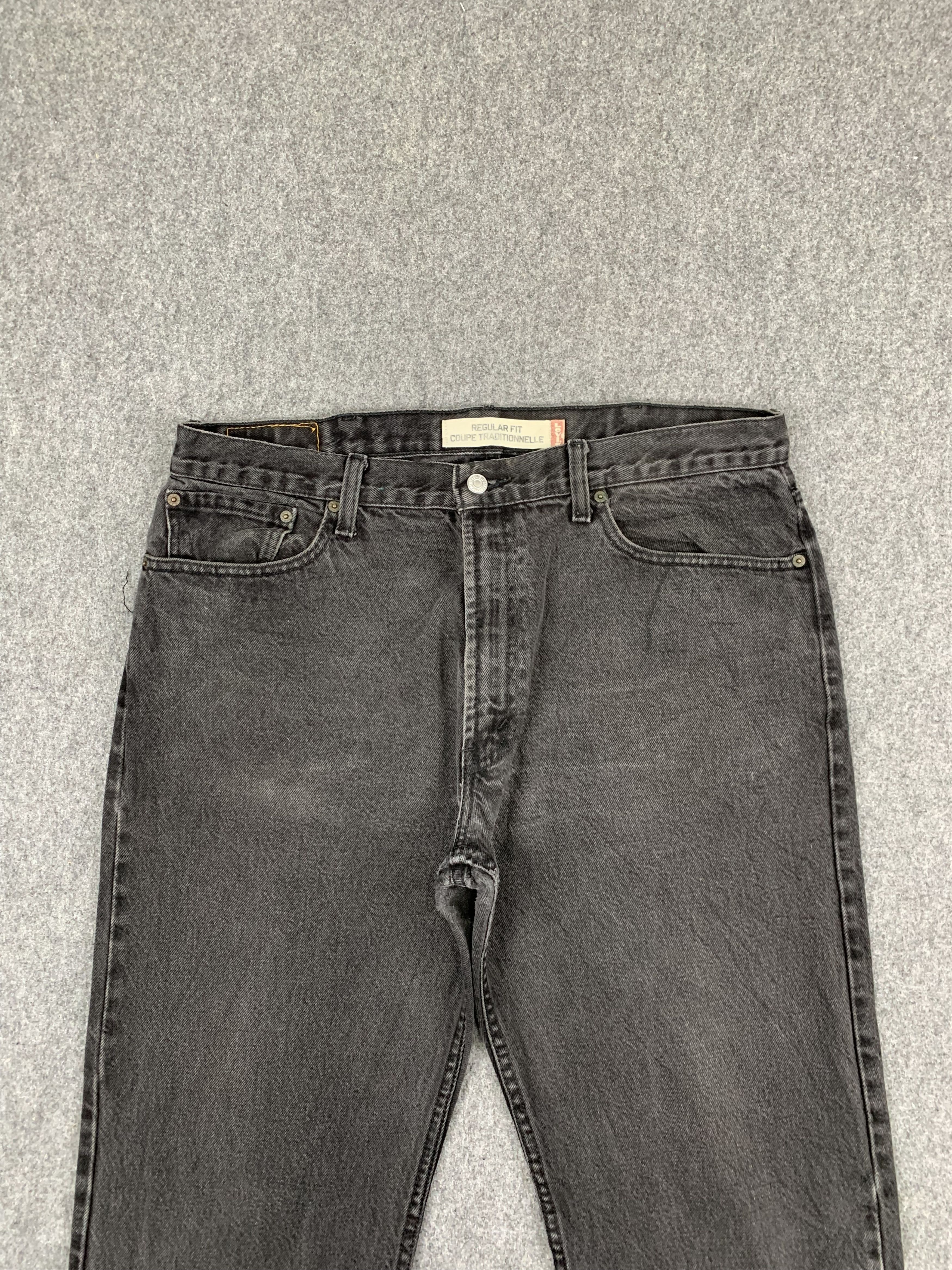 Levi's Faded Black Vintage Levis 505 Jeans DP1757 Size US 38 / EU 54 - 2 Thumbnail