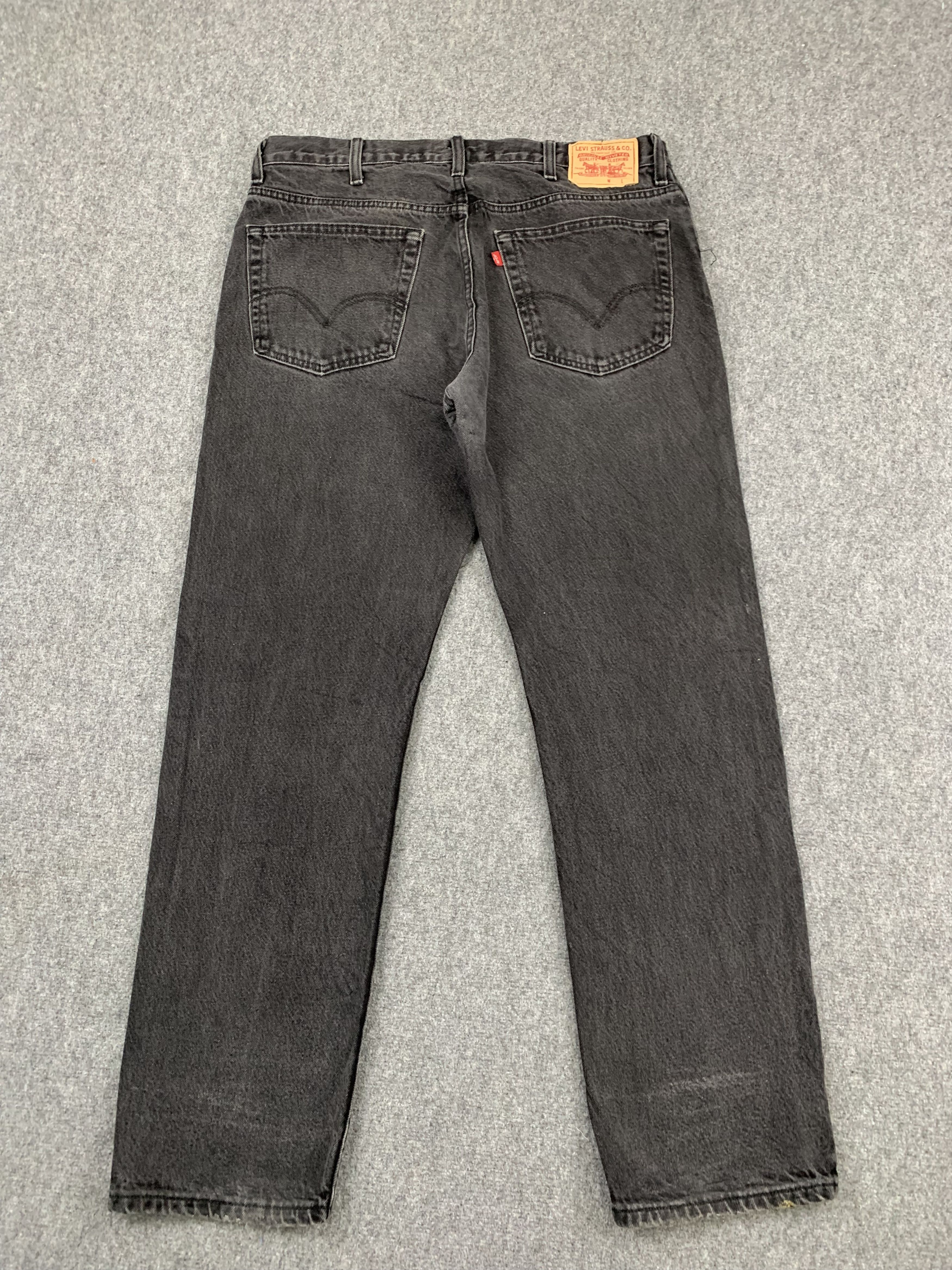 Levi's Faded Black Vintage Levis 505 Jeans DP1757 Size US 38 / EU 54 - 3 Thumbnail
