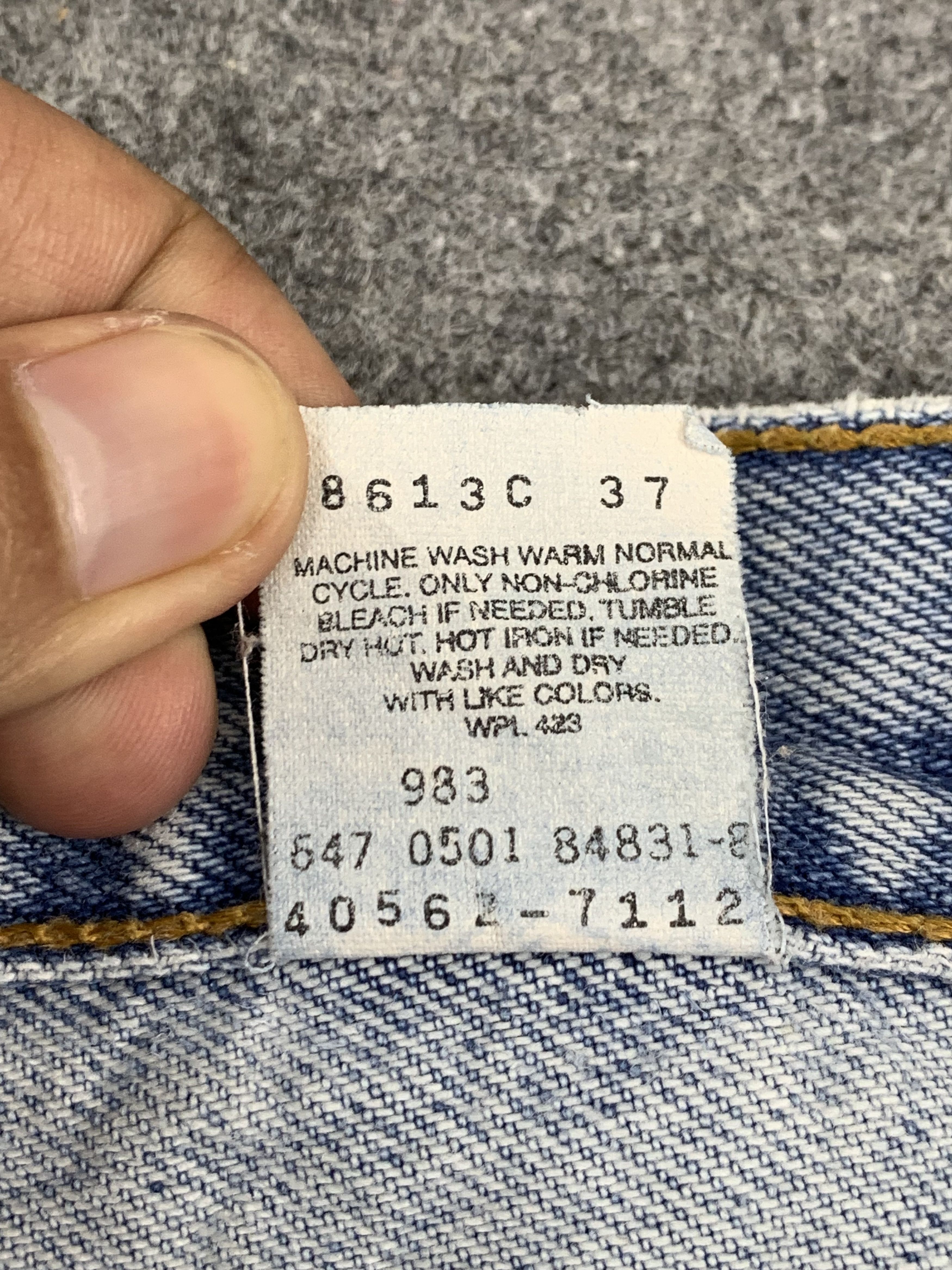 Levi's Vintage 90s Levis 560 Light Wash Jeans DP1756 Size US 37 - 8 Thumbnail