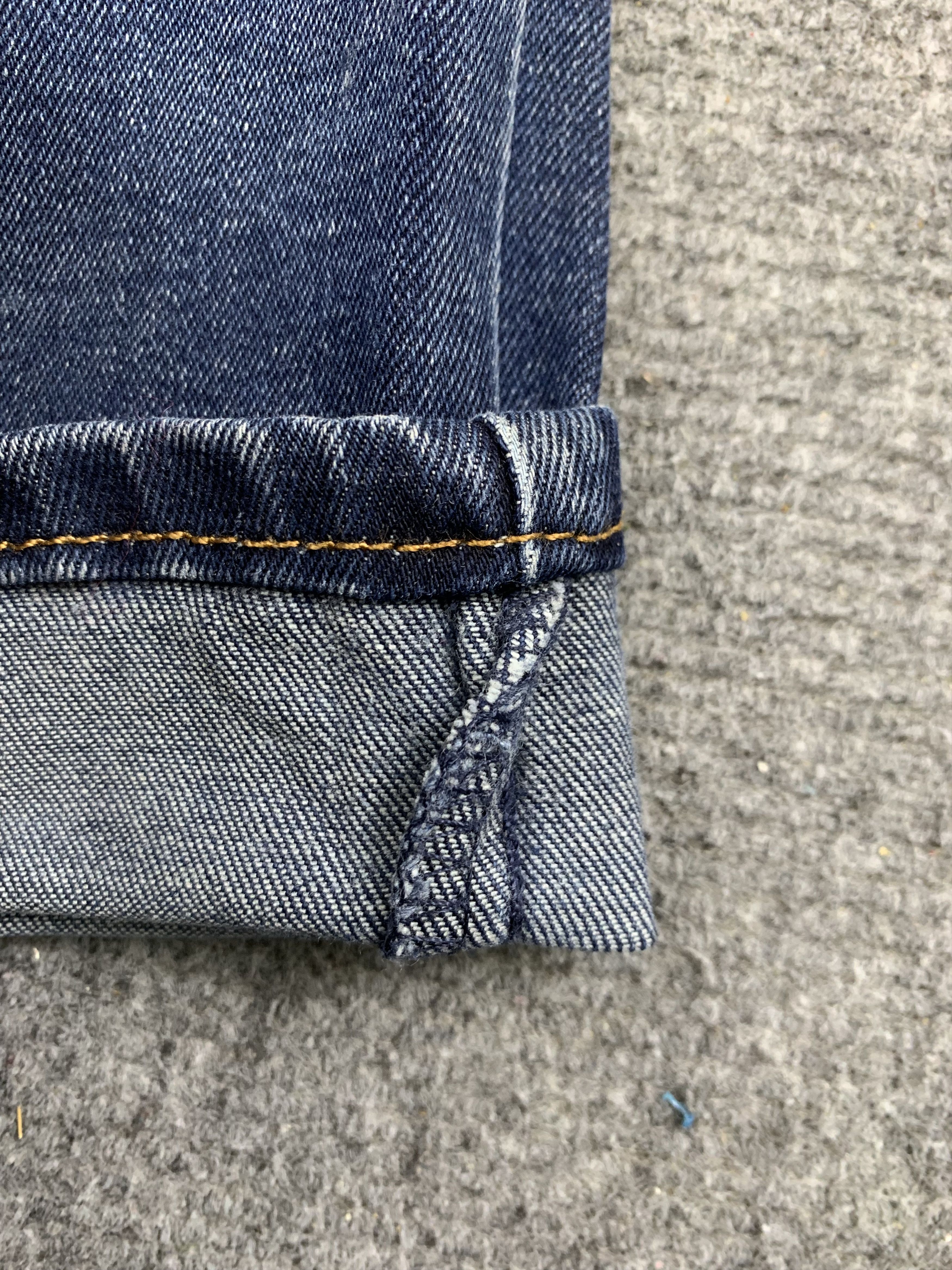 Levi's Vintage Levis Skinny Blue Jeans DP1755 Size US 33 - 7 Thumbnail