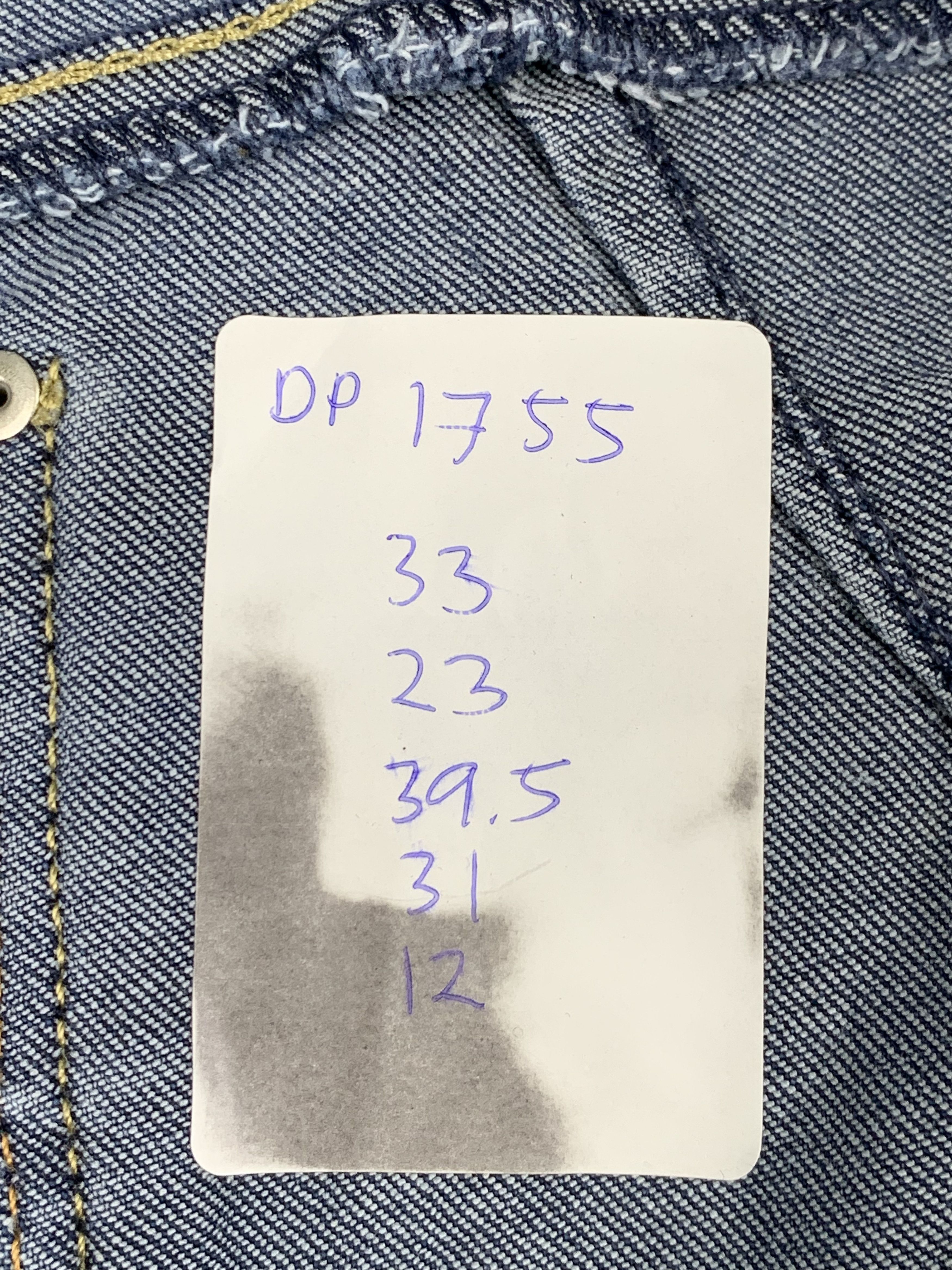 Levi's Vintage Levis Skinny Blue Jeans DP1755 Size US 33 - 18 Thumbnail