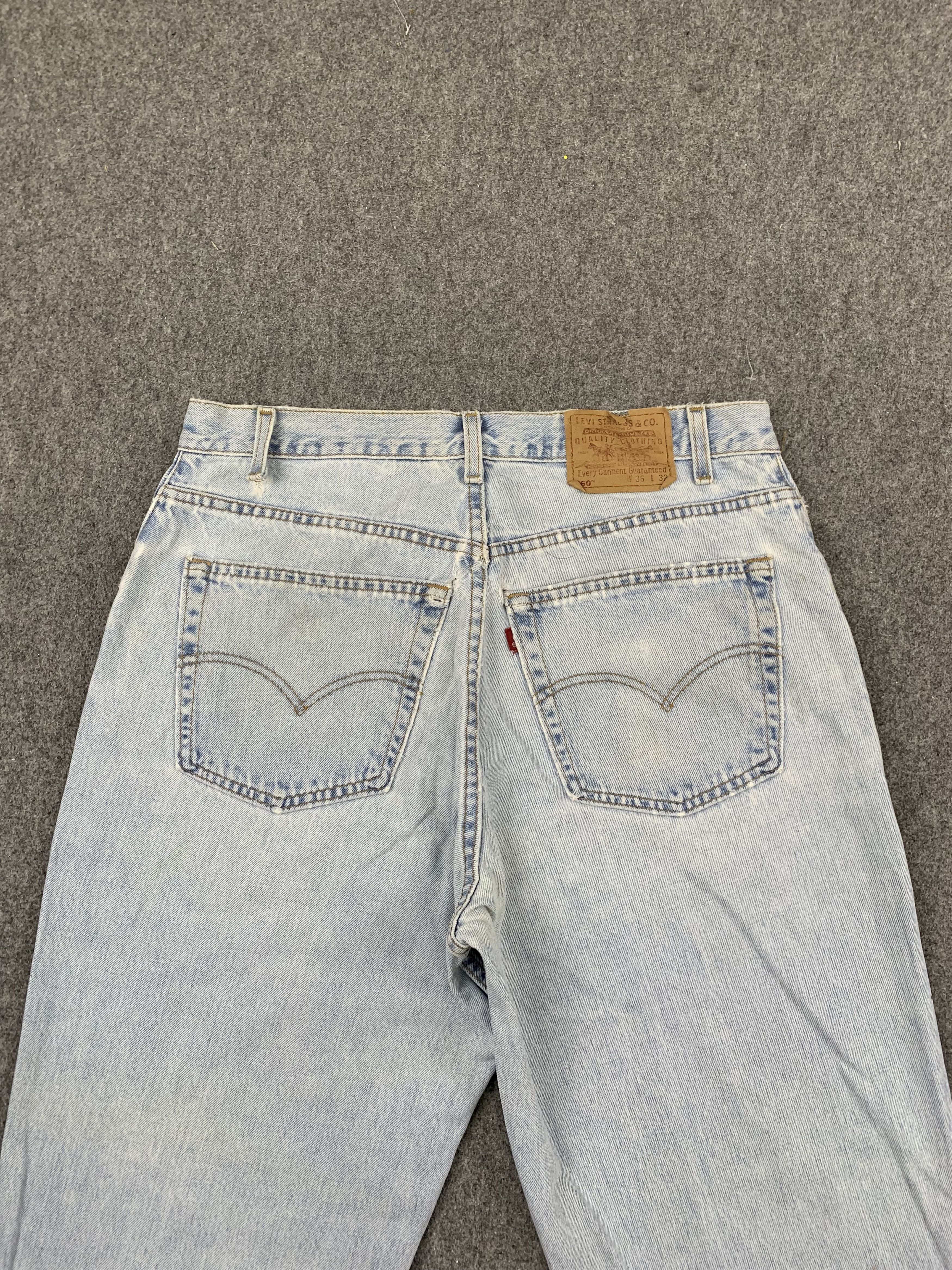 Levi's Vintage 90s Levis 560 Light Wash Jeans DP1778 Size US 35 - 4 Thumbnail