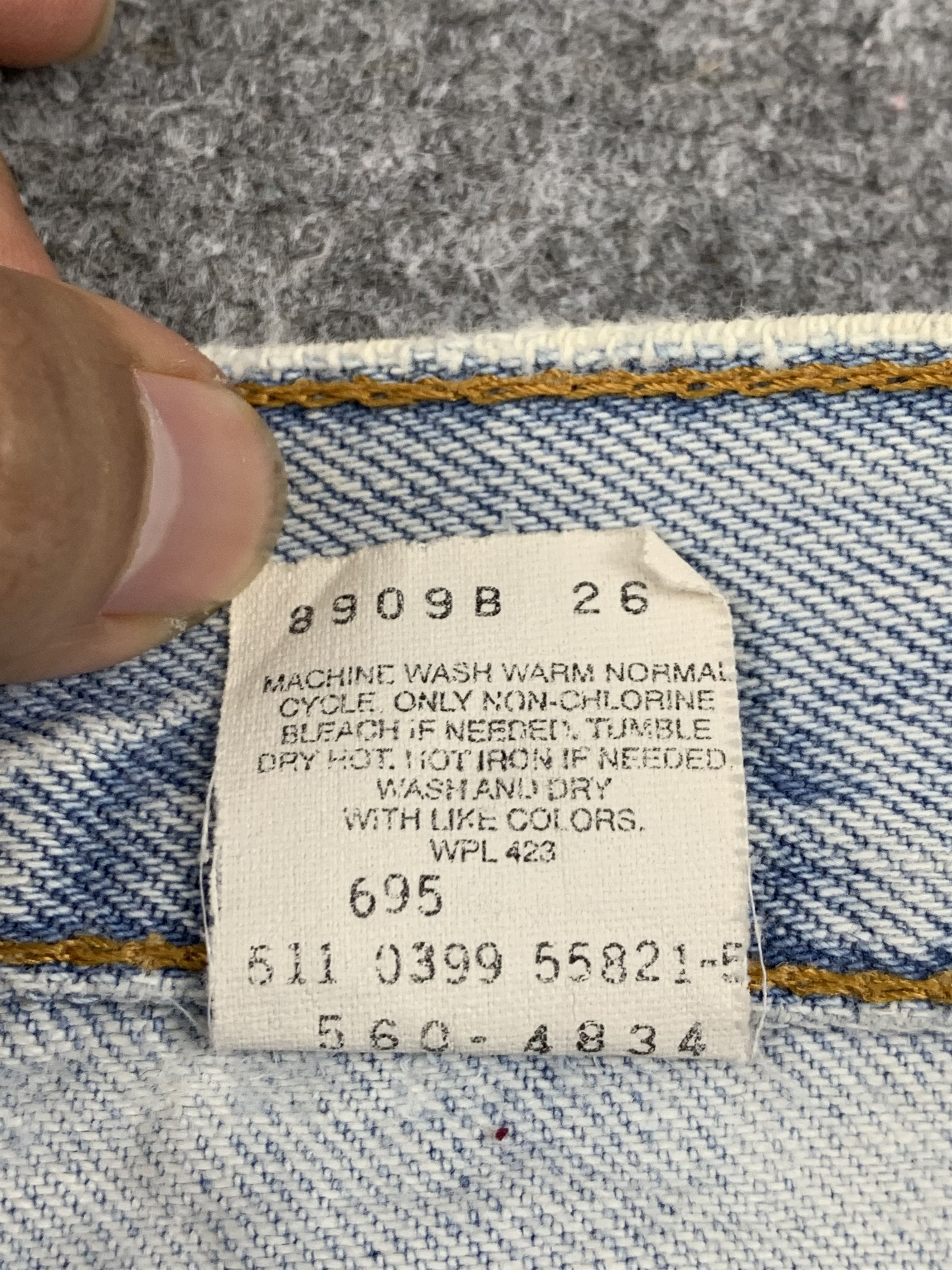 Levi's Vintage 90s Levis 560 Light Wash Jeans DP1778 Size US 35 - 7 Thumbnail