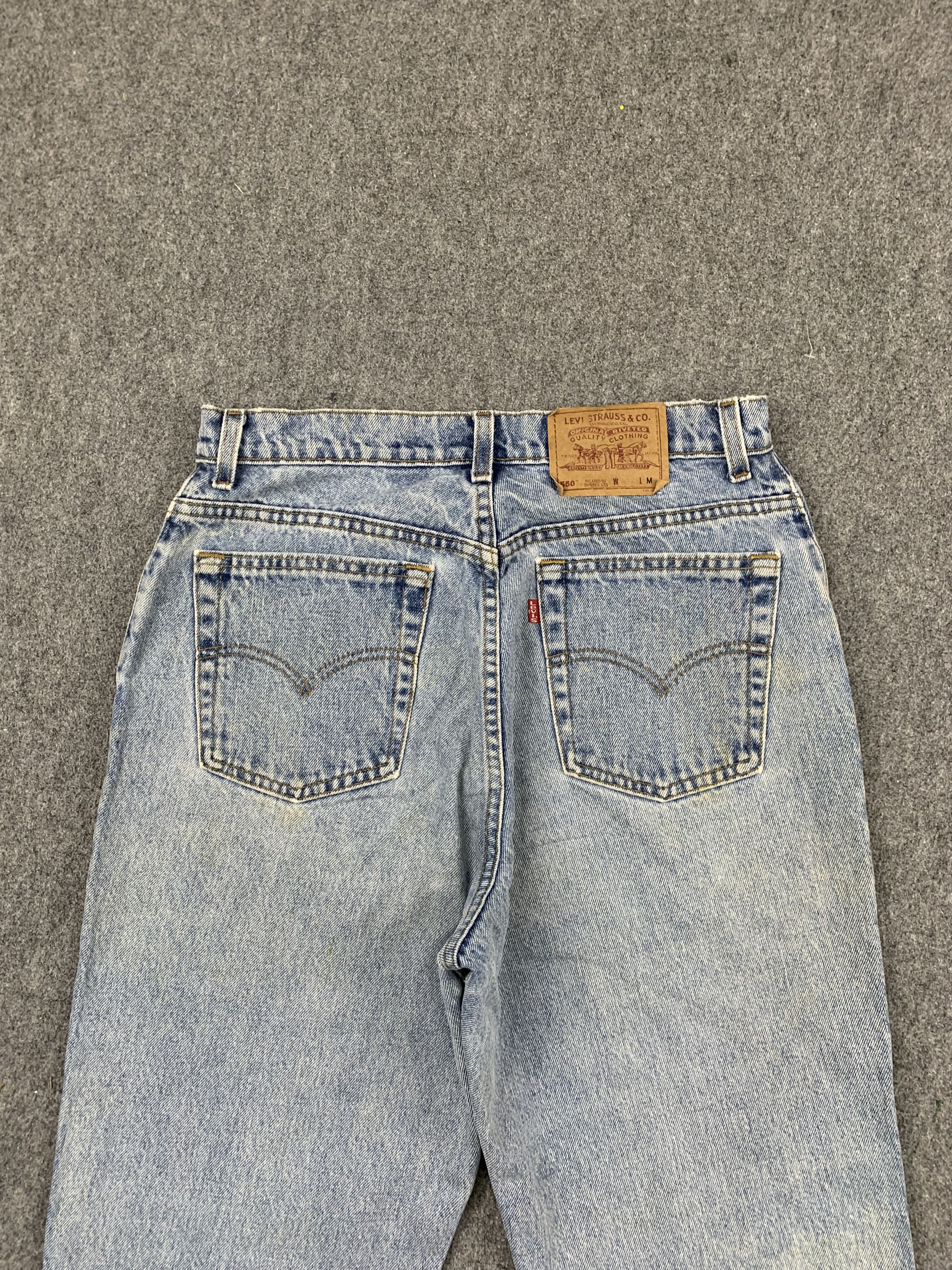 Levi's Vintage 90s Levis 550 Light Blue Jeans DP1777 Size US 32 / EU 48 - 4 Thumbnail