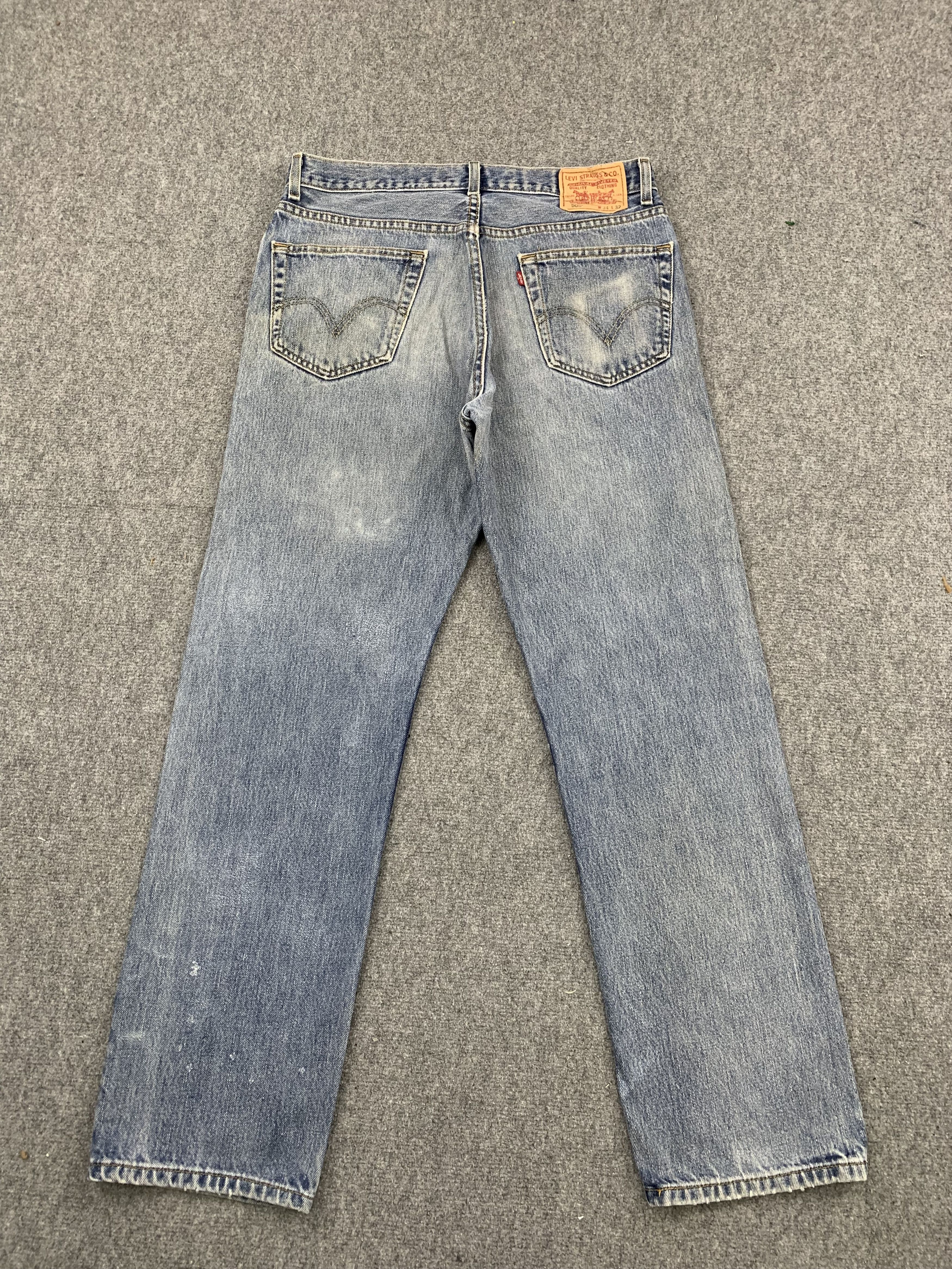 Levi's × Vintage Vintage Levis 505 Light Wash Jeans DP1776 Size US 34 / EU 50 - 3 Thumbnail