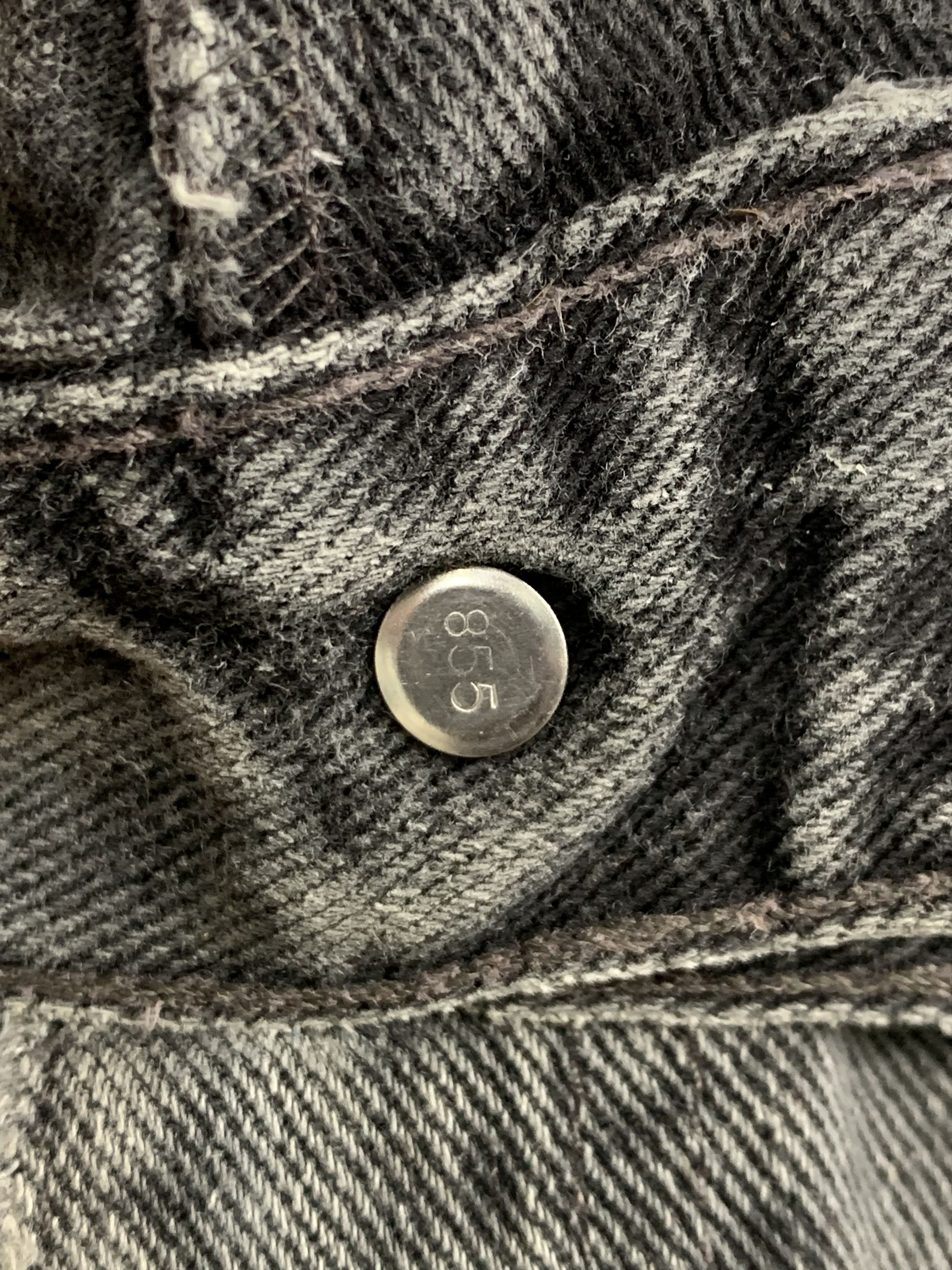 Levi's 90s Faded Black Vintage Levis 550 Jeans DP1775 Size US 38 / EU 54 - 12 Thumbnail