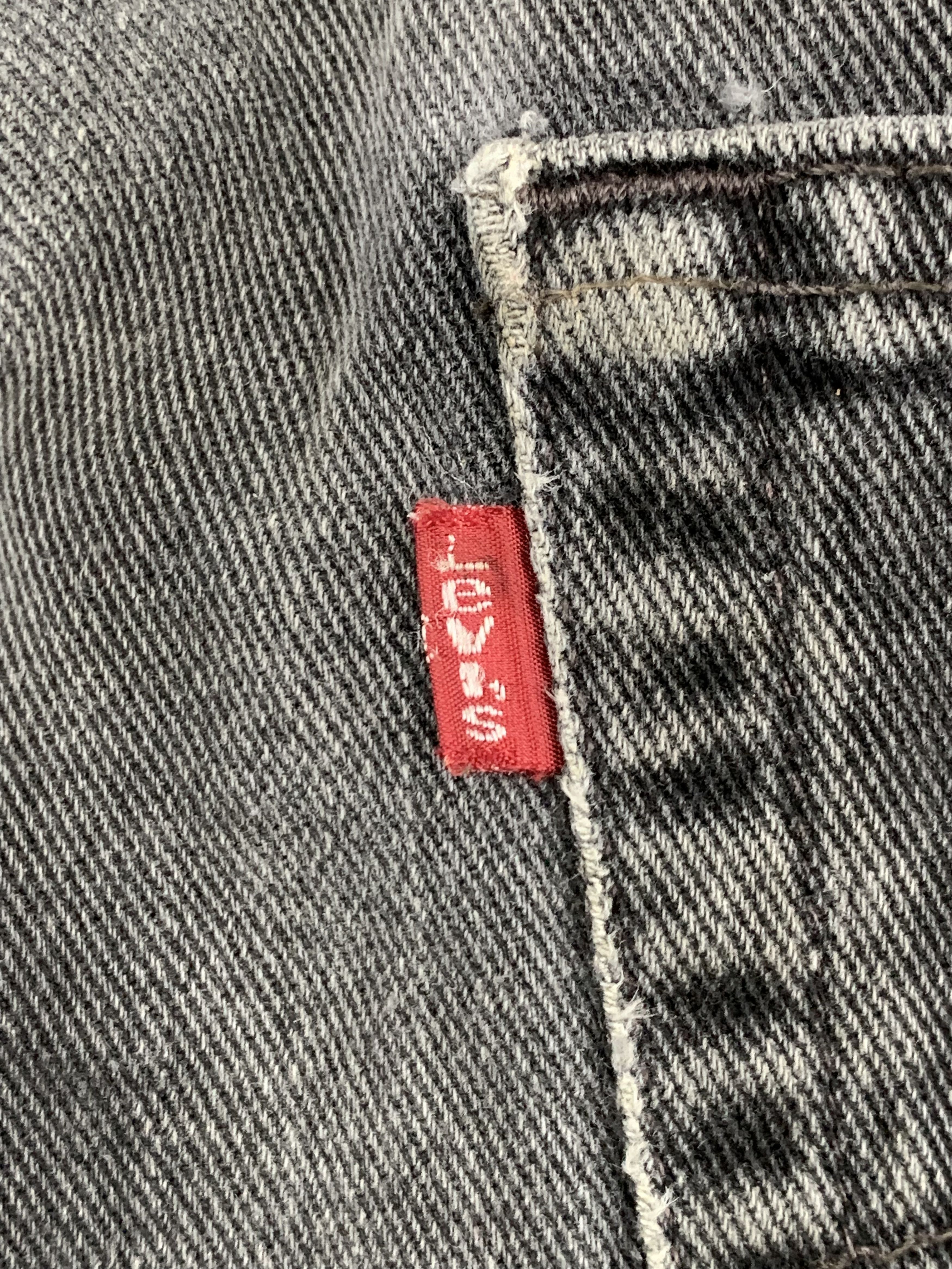Levi's 90s Faded Black Vintage Levis 550 Jeans DP1775 Size US 38 / EU 54 - 6 Thumbnail