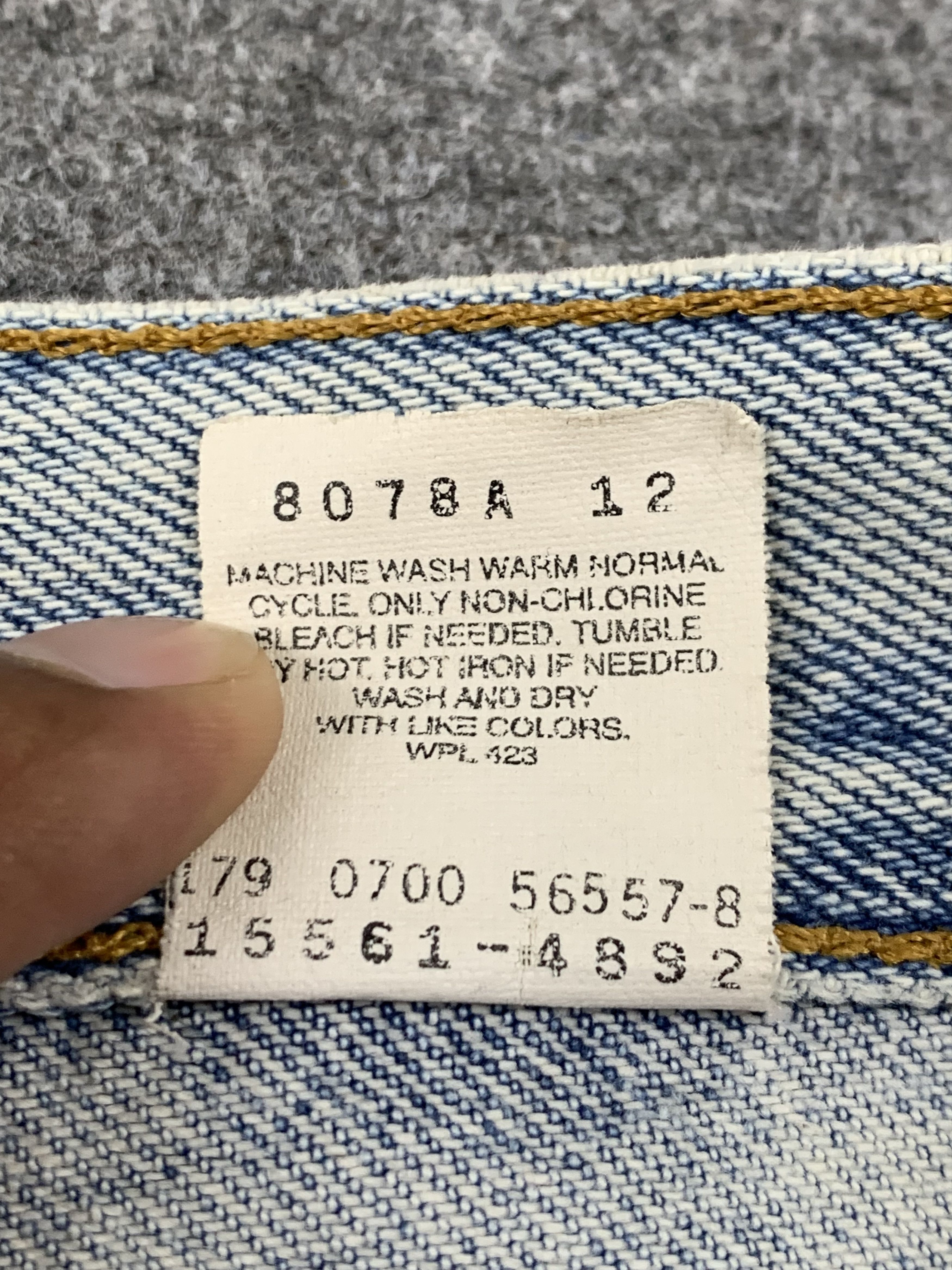 Levi's Vintage 90s Levis 560 Light Wash Jeans DP1773 Size US 32 / EU 48 - 8 Thumbnail