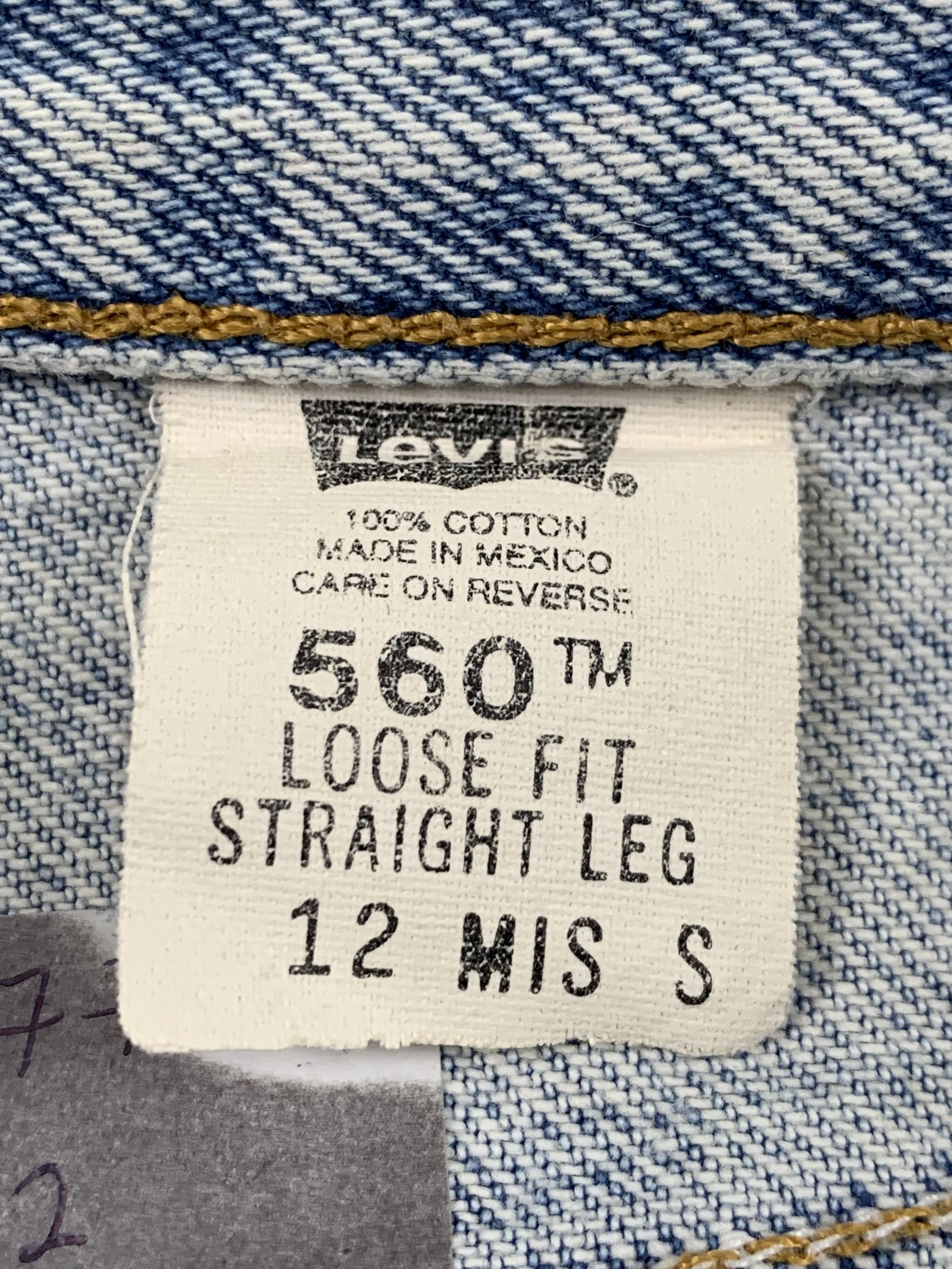 Levi's Vintage 90s Levis 560 Light Wash Jeans DP1773 Size US 32 / EU 48 - 7 Thumbnail