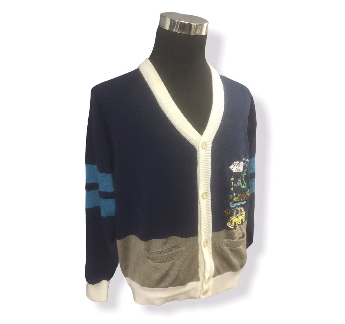 Designer Jean-Charles De Castelbajac Cardigan Size US L / EU 52-54 / 3 - 10 Thumbnail