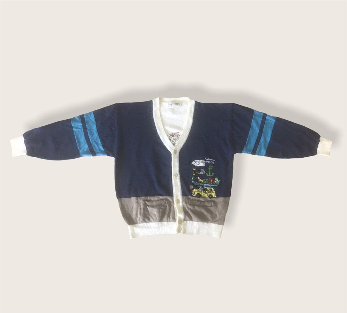 Designer Jean-Charles De Castelbajac Cardigan Size US L / EU 52-54 / 3 - 13 Thumbnail