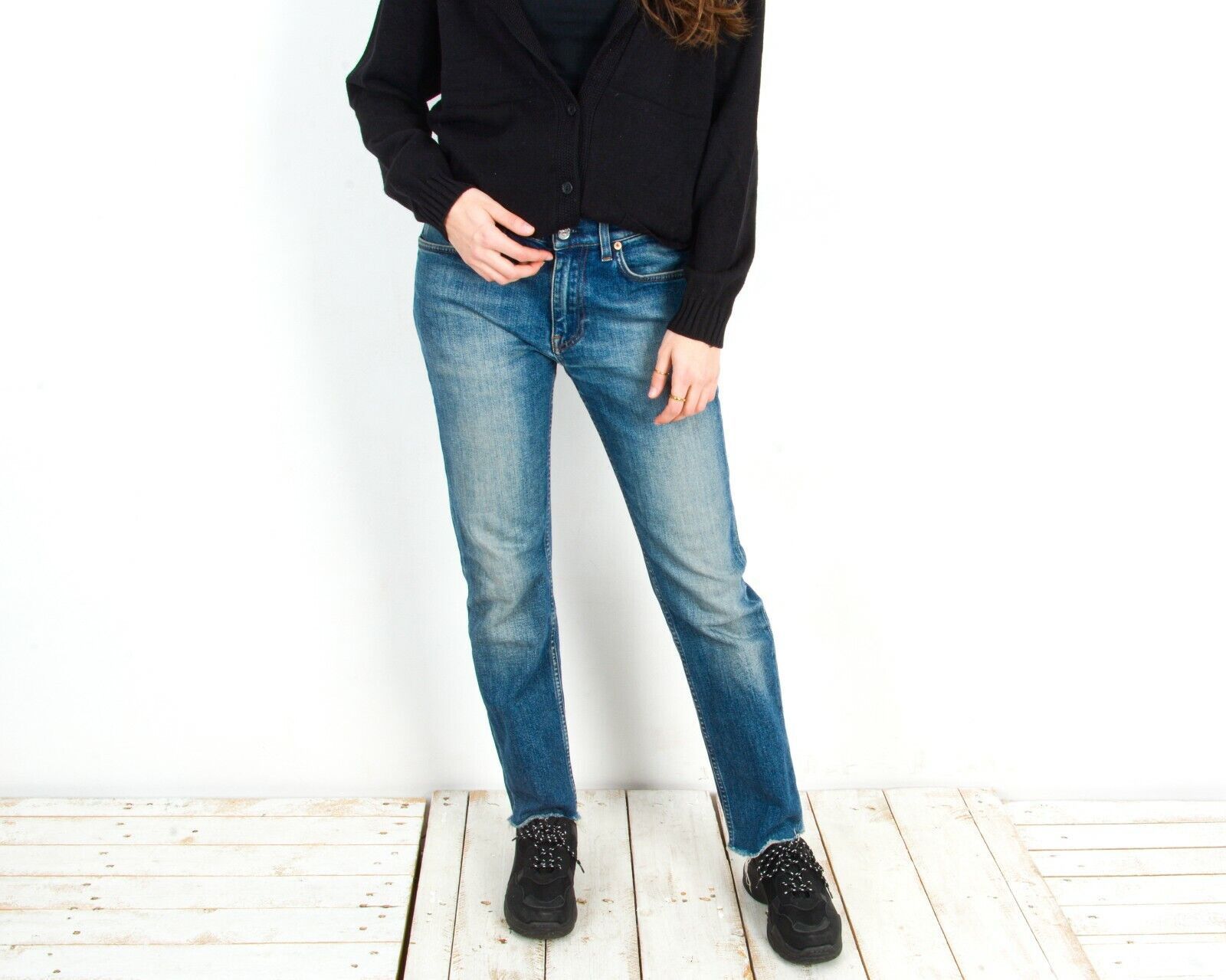 Acne Studios × Vintage W30 L32 Denim Jeans Trousers Pants Bottom Medium Washed Size 30" / US 8 / IT 44 - 2 Thumbnail