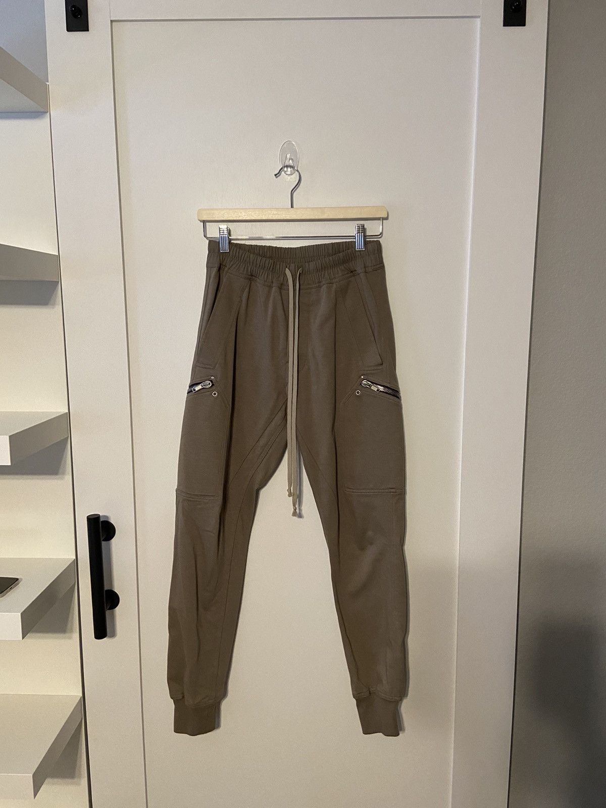 image of Rick Owens Mainline F/w20 Performa Joggers in Dark Tan, Women's (Size 28)