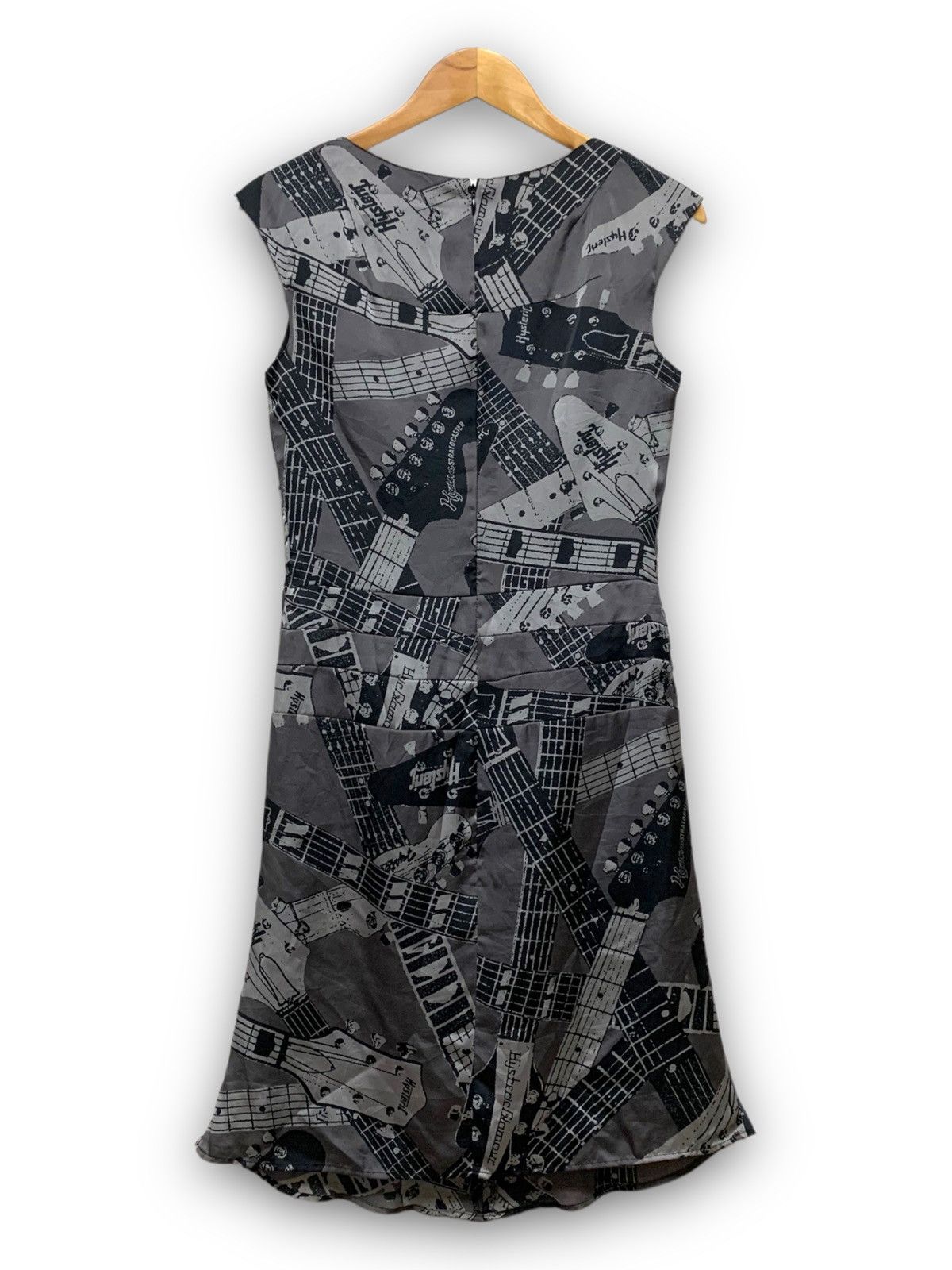 Hysteric Glamour HYSTERIC GLAMOUR FULL PRINT GUITAR MIDI DRESS Size ONE SIZE - 2 Thumbnail