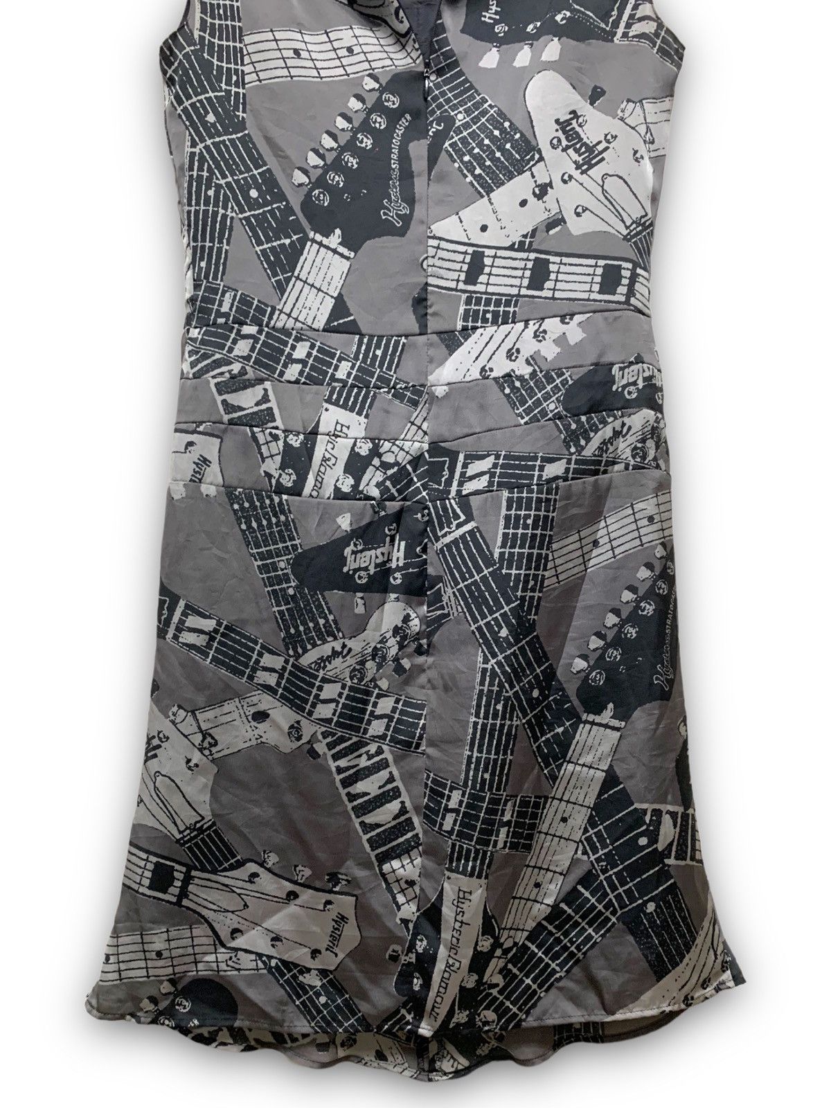 Hysteric Glamour HYSTERIC GLAMOUR FULL PRINT GUITAR MIDI DRESS Size ONE SIZE - 4 Thumbnail