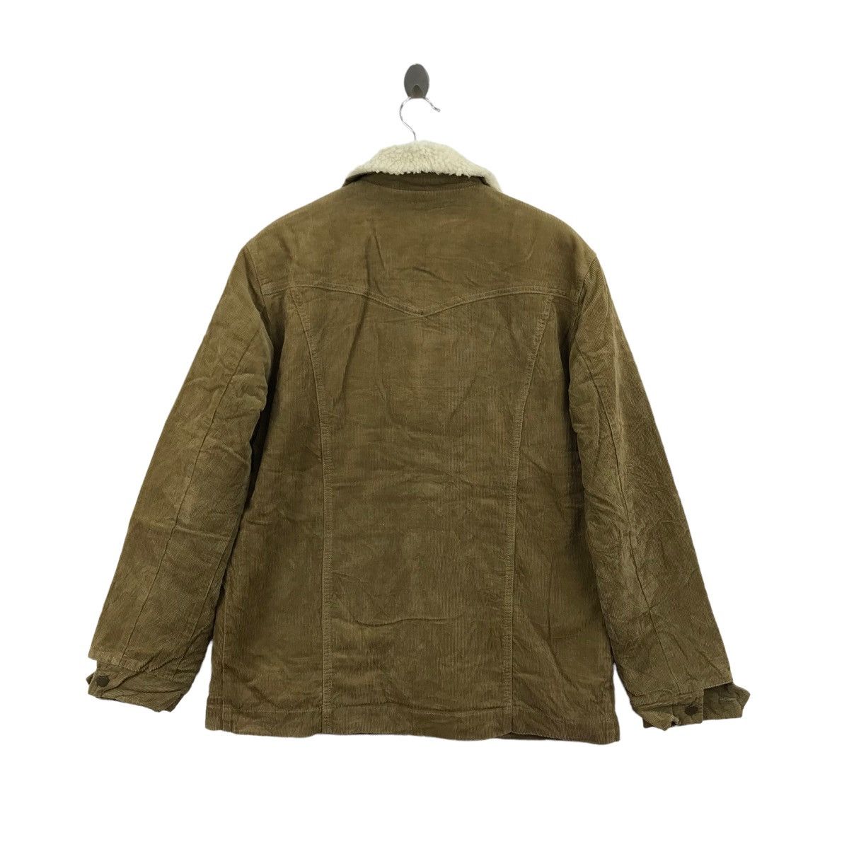 Lee Vintage 90s LEE Sanforized Outerwear Jacket Corduroy Sherpa Size US XL / EU 56 / 4 - 3 Thumbnail